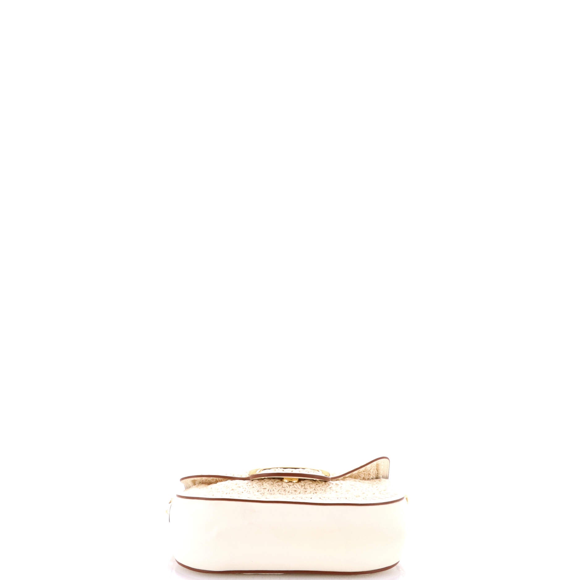 VLogo All Time Flap Shoulder Crochet Leather