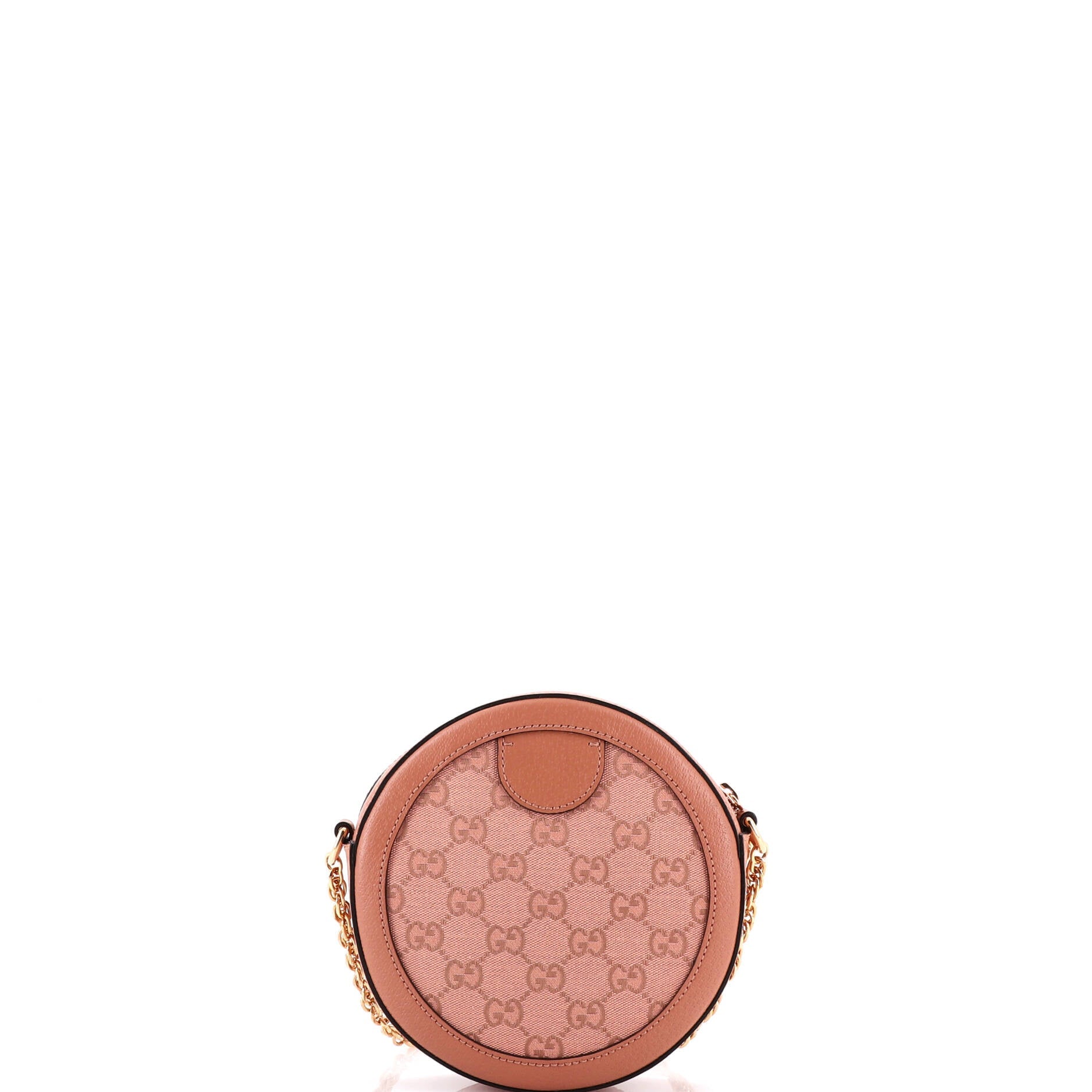 Ophidia Round Shoulder Bag GG Coated Canvas Mini