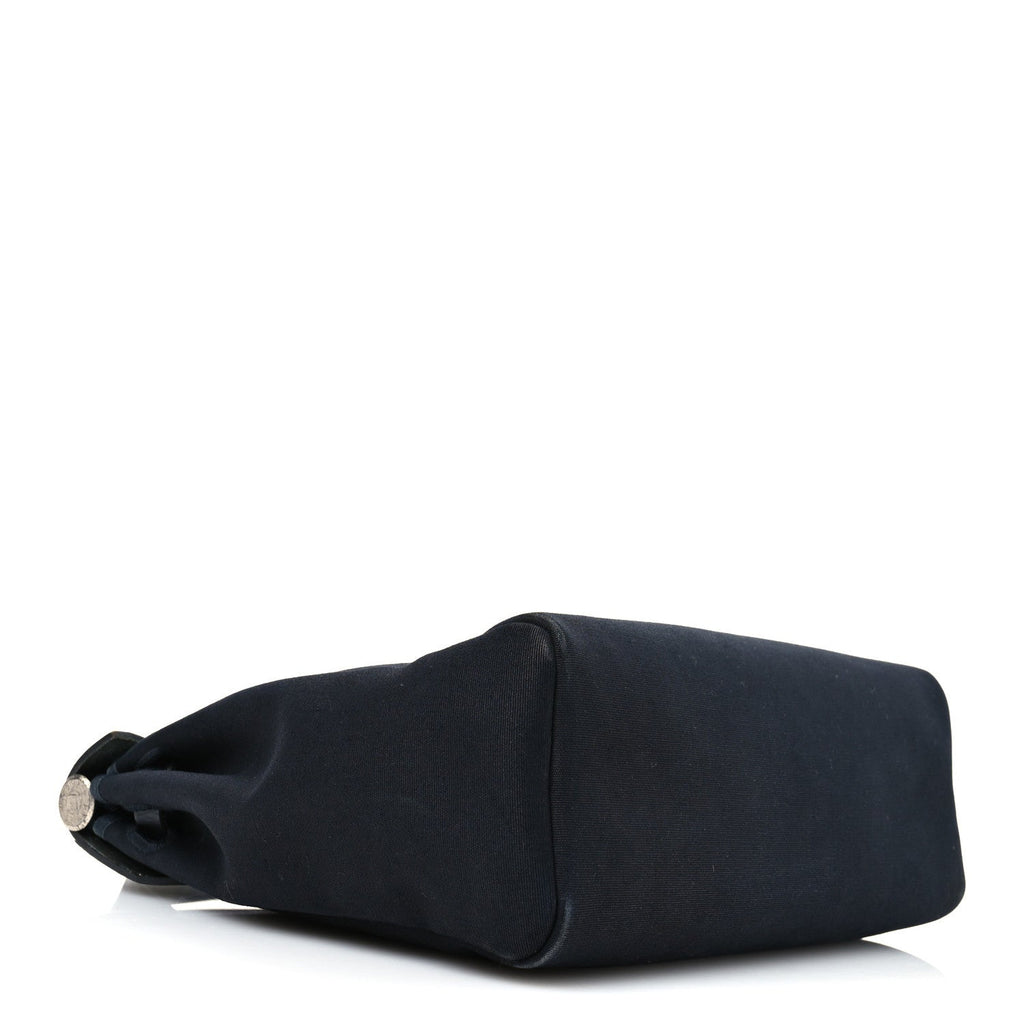 Toile Vache Calfskin Herbag 30 PM Black