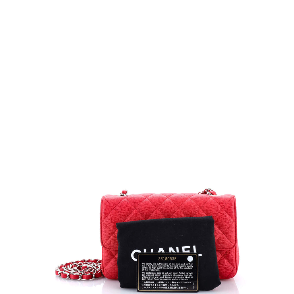 Classic Single Flap Bag Quilted Caviar Mini