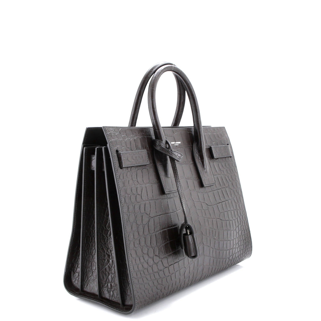 Sac de Jour NM Bag Crocodile Embossed Leather Small