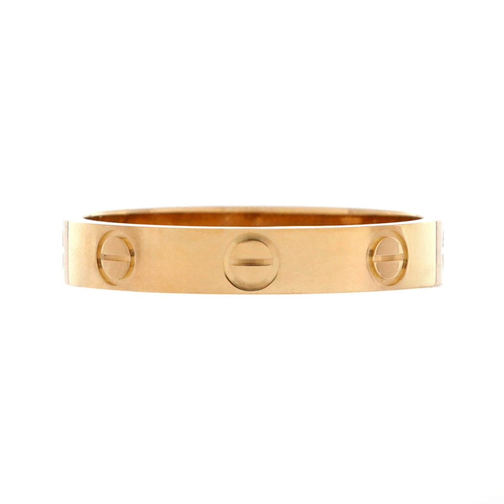 Love Wedding Band Ring 18K Yellow Gold