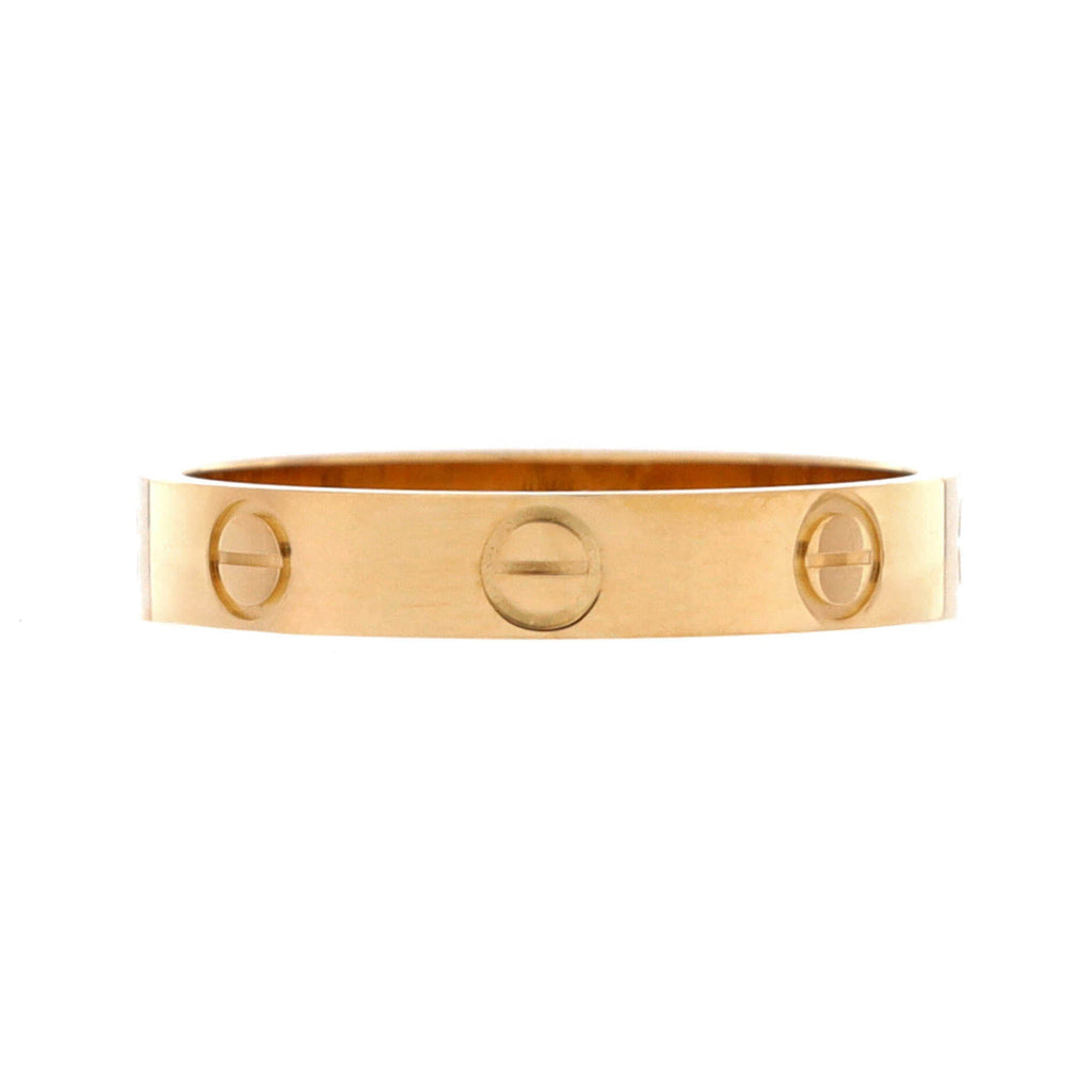 Love Wedding Band Ring 18K Yellow Gold