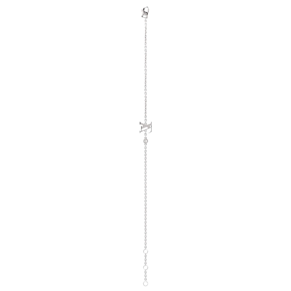 Idylle Blossom LV Bracelet 18K White Gold with Diamond