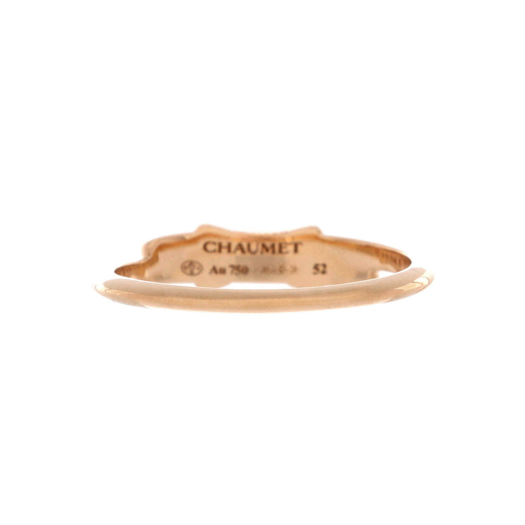 Jeux De Liens Ring 18K Rose Gold with Diamonds