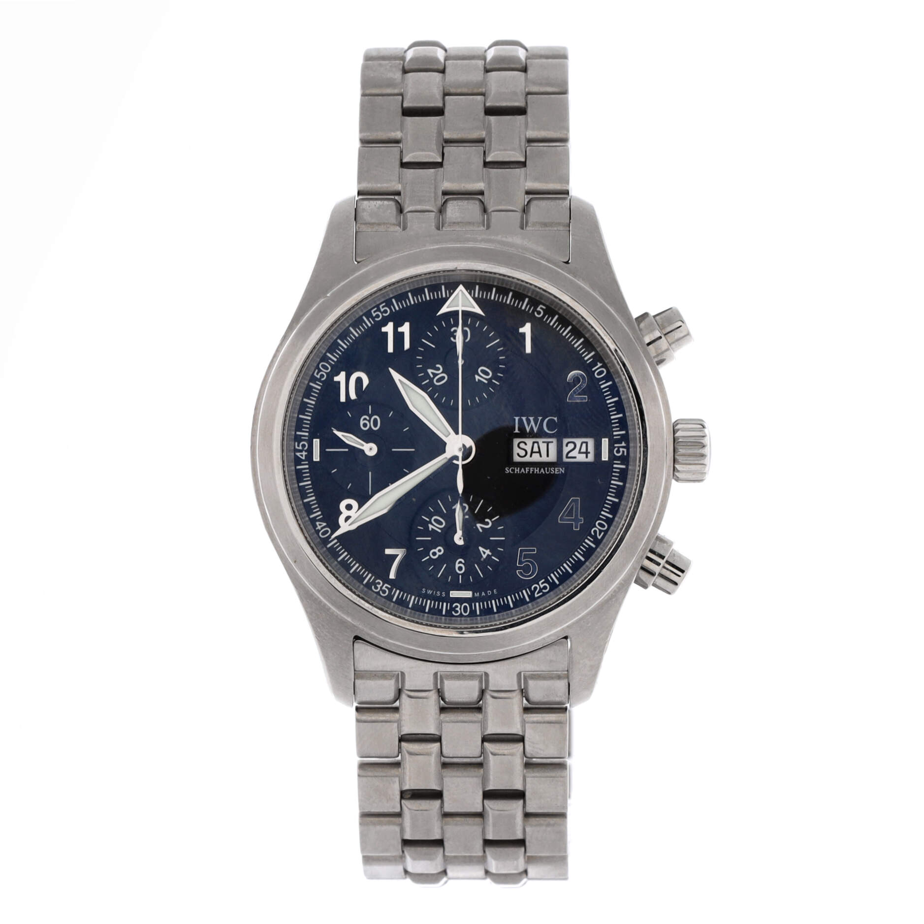 Pilot Spitfire Chronograph Automatic Watch Stainless Steel 39
