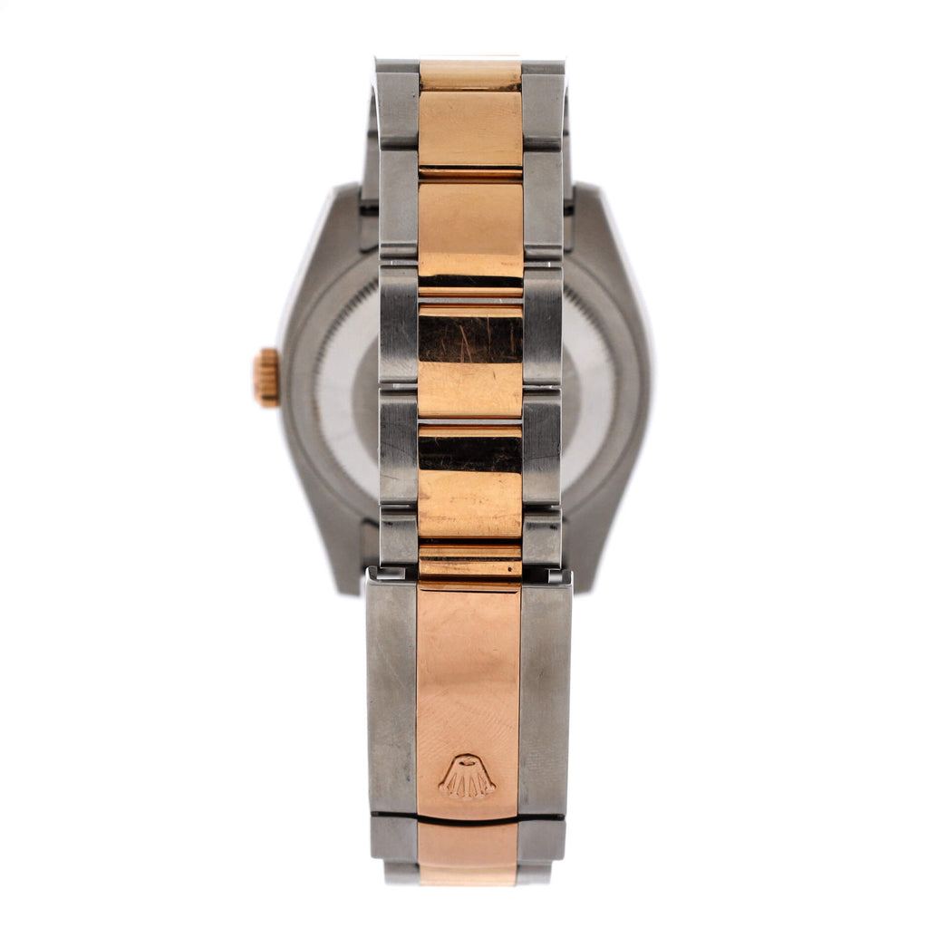 Oyster Perpetual Datejust Sunburst Automatic Watch Stainless Steel and Rose Gold 36