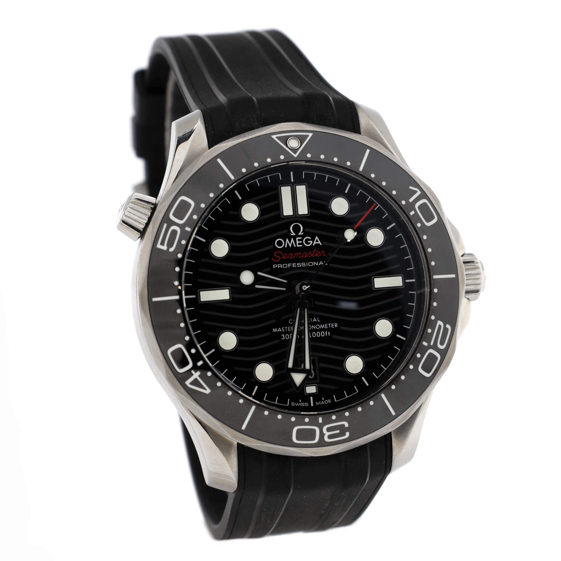 Seamaster Professional Diver 300M Co-Axial Master Chronometer Automatic Watch Stainless Steel and Rubber with Ceramic 42