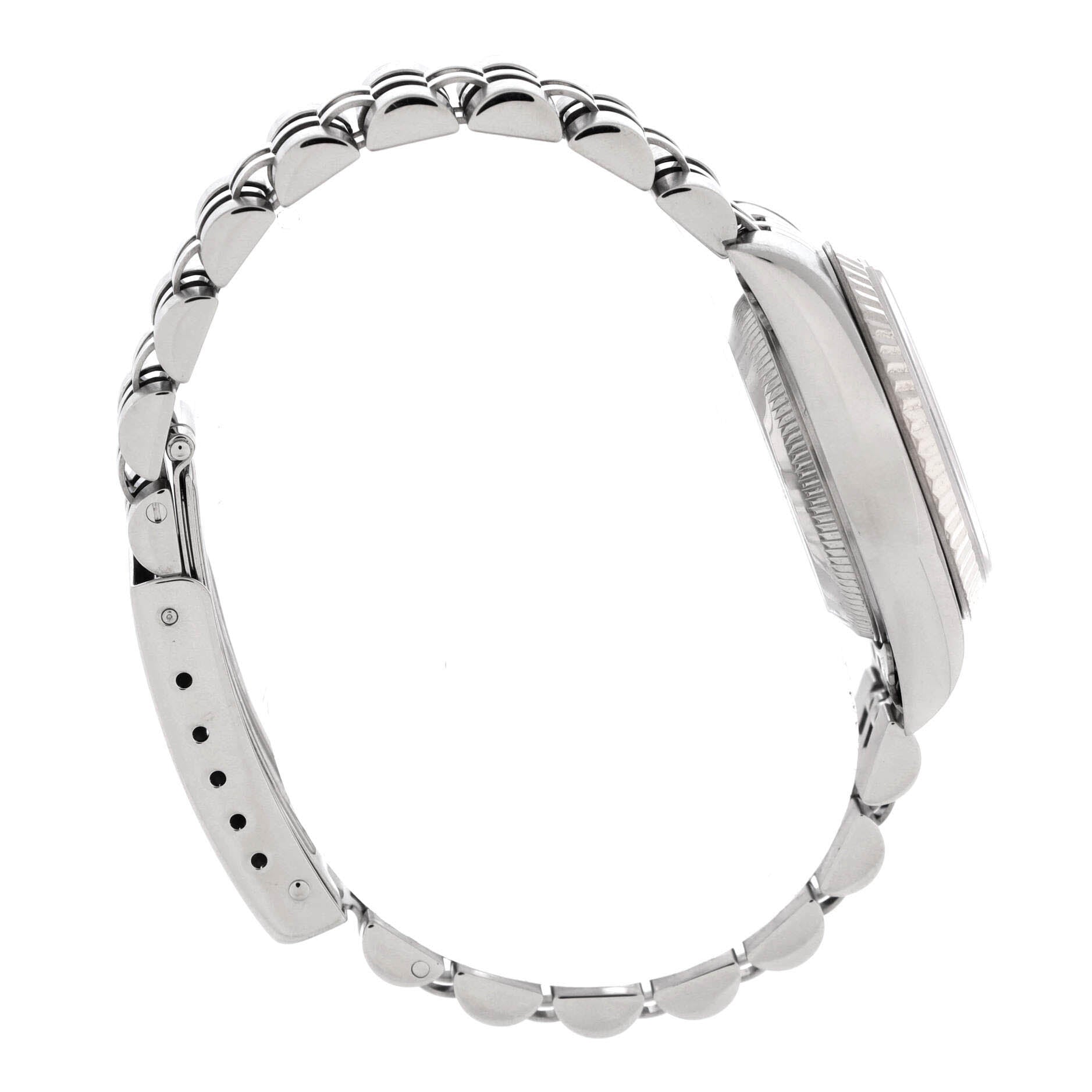 Oyster Perpetual Datejust Automatic Watch Stainless Steel and White Gold 26