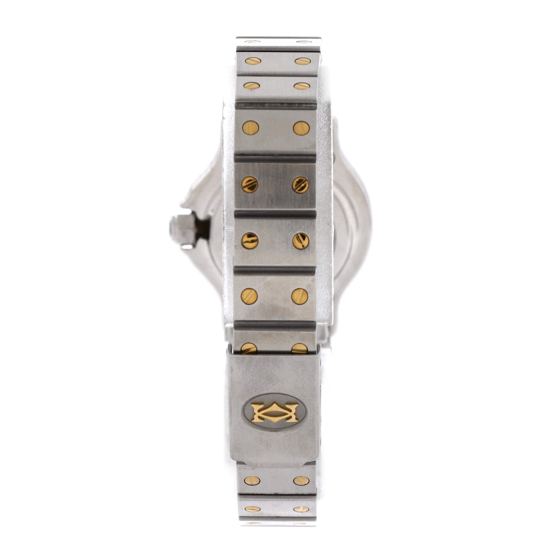 Santos de Cartier Octagon Automatic Watch Stainless Steel and Yellow Gold 25