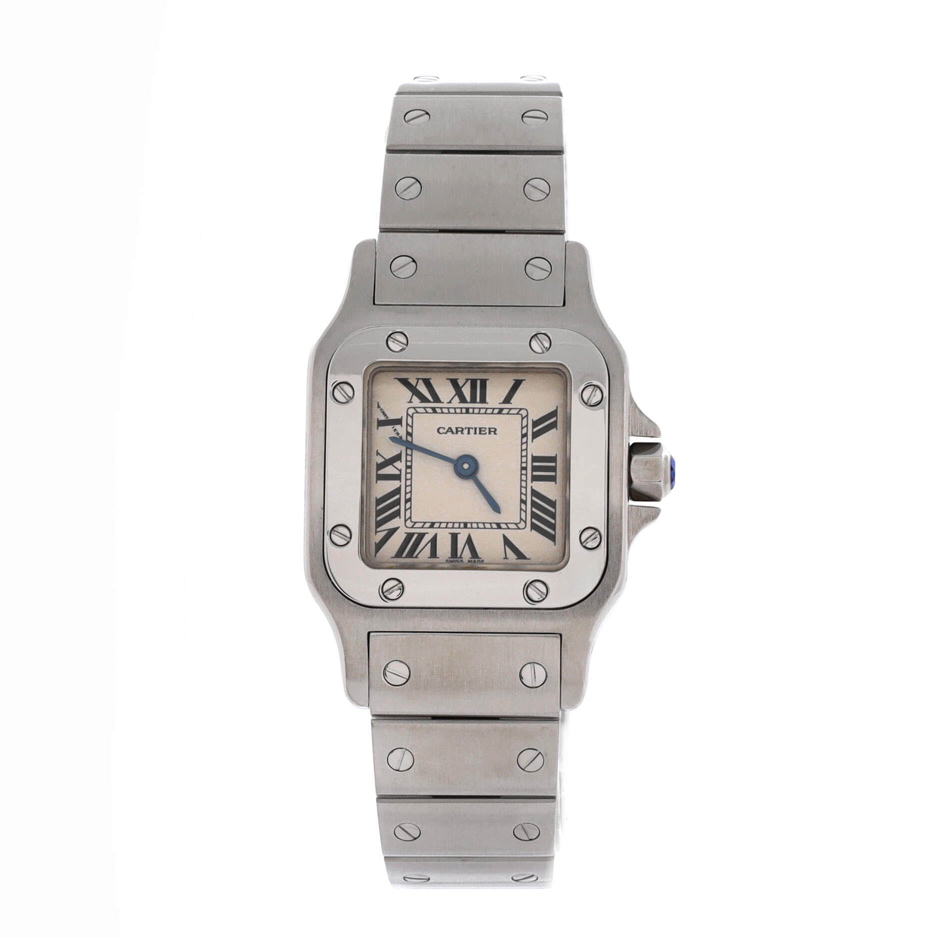 Santos de Cartier Galbee Quartz Watch Stainless Steel 24