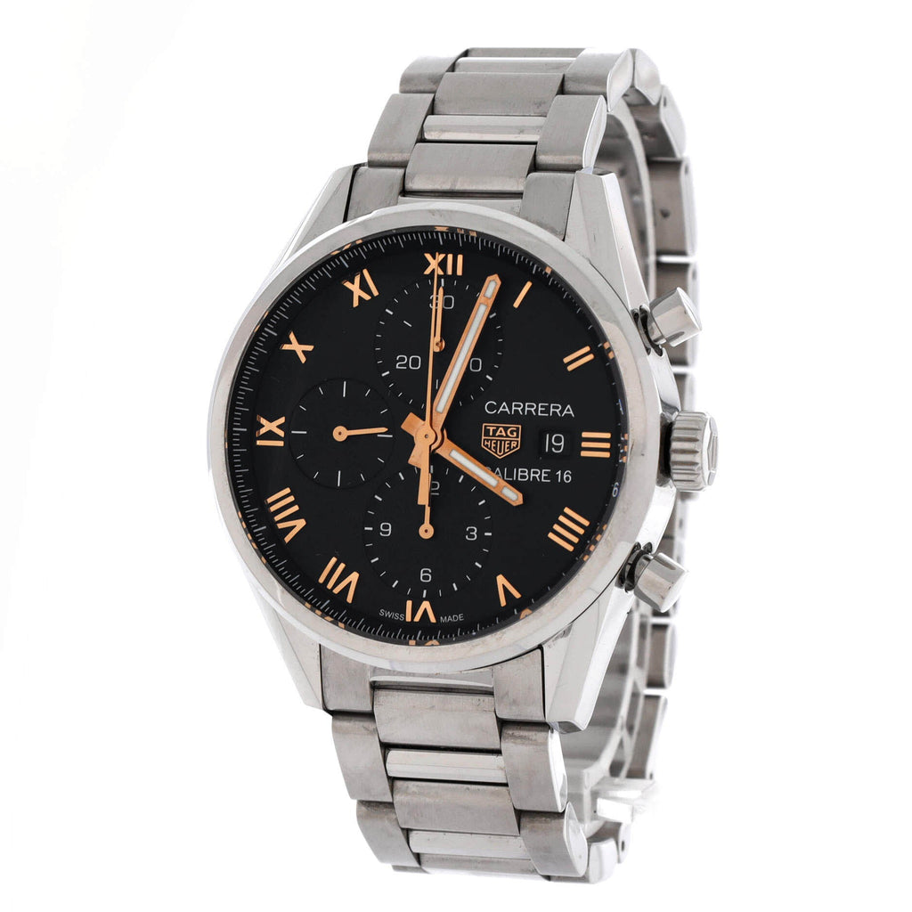 Carrera Calibre 16 Limited Edition Chronograph Automatic Watch Stainless Steel 41