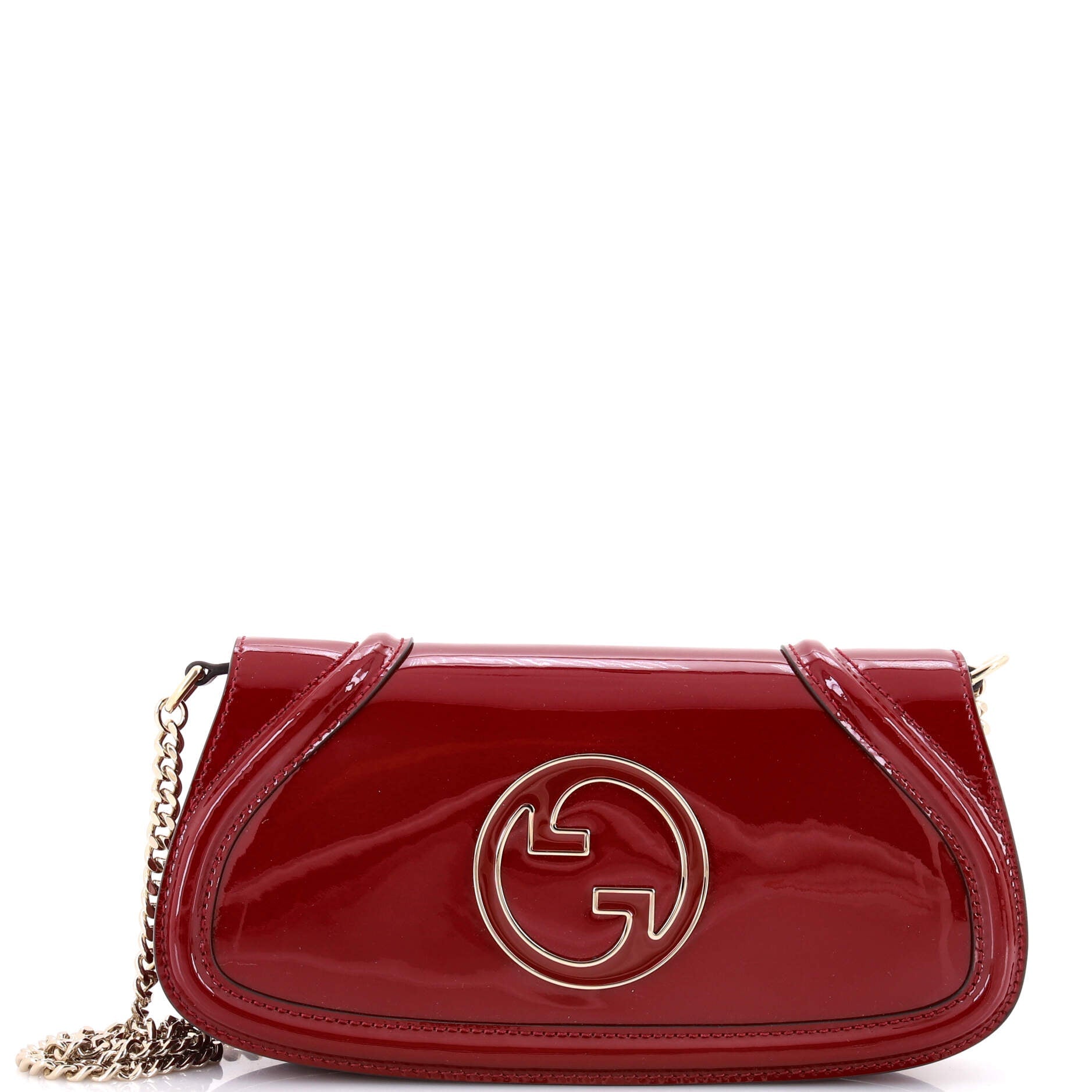 Blondie NM Chain Flap Shoulder Bag Patent Medium