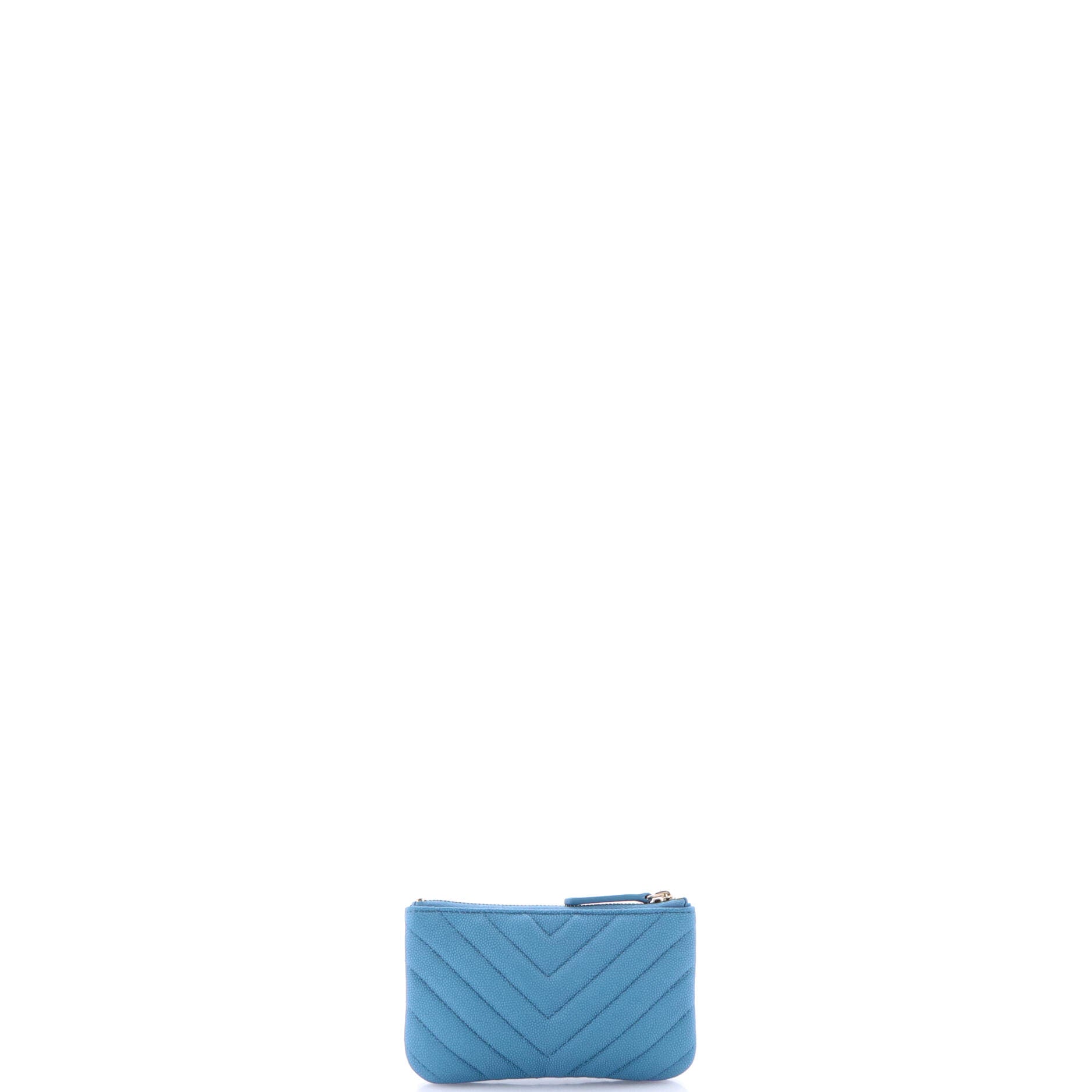 Classic O Case Pouch Chevron Caviar Mini