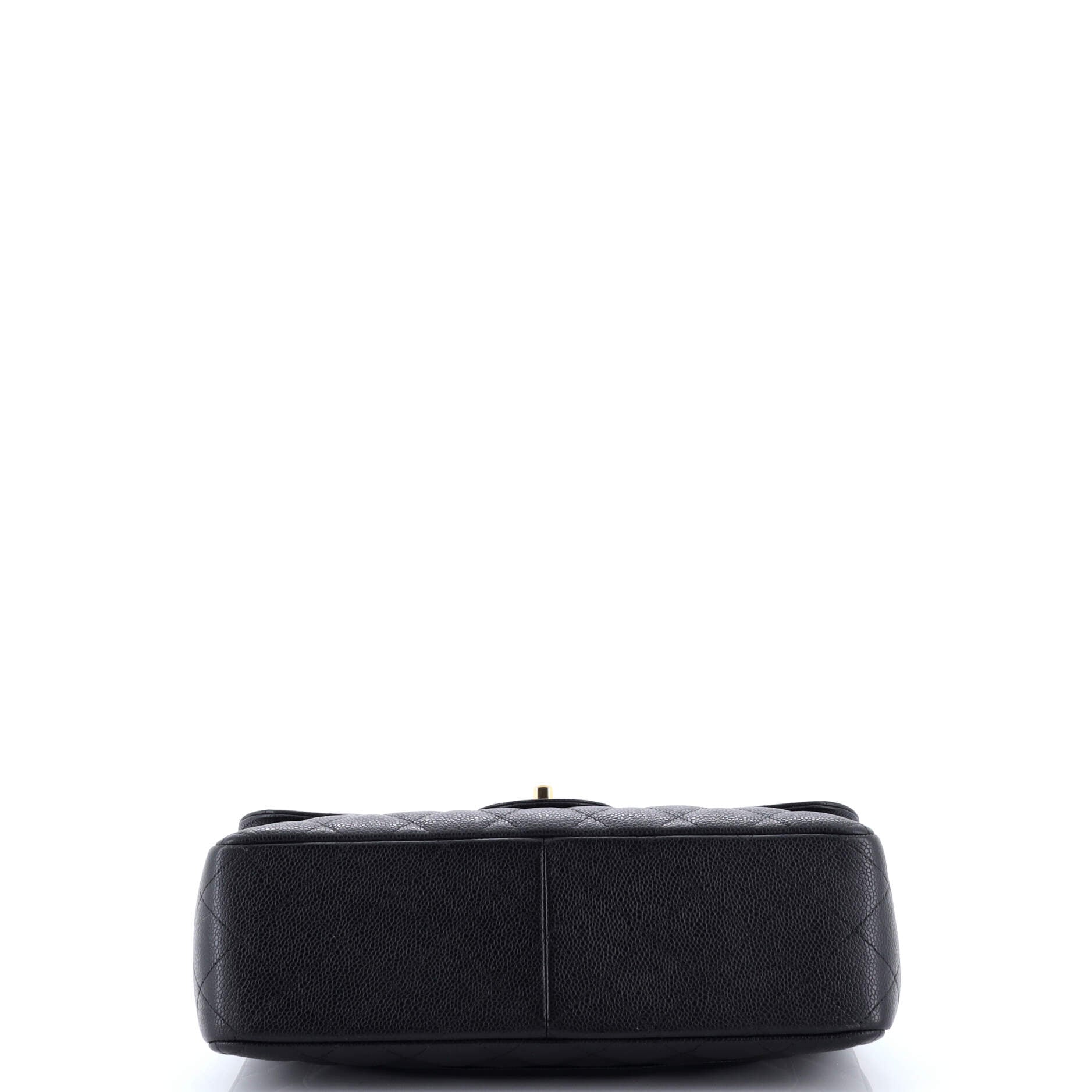 Classic Double Flap Bag Quilted Caviar Jumbo