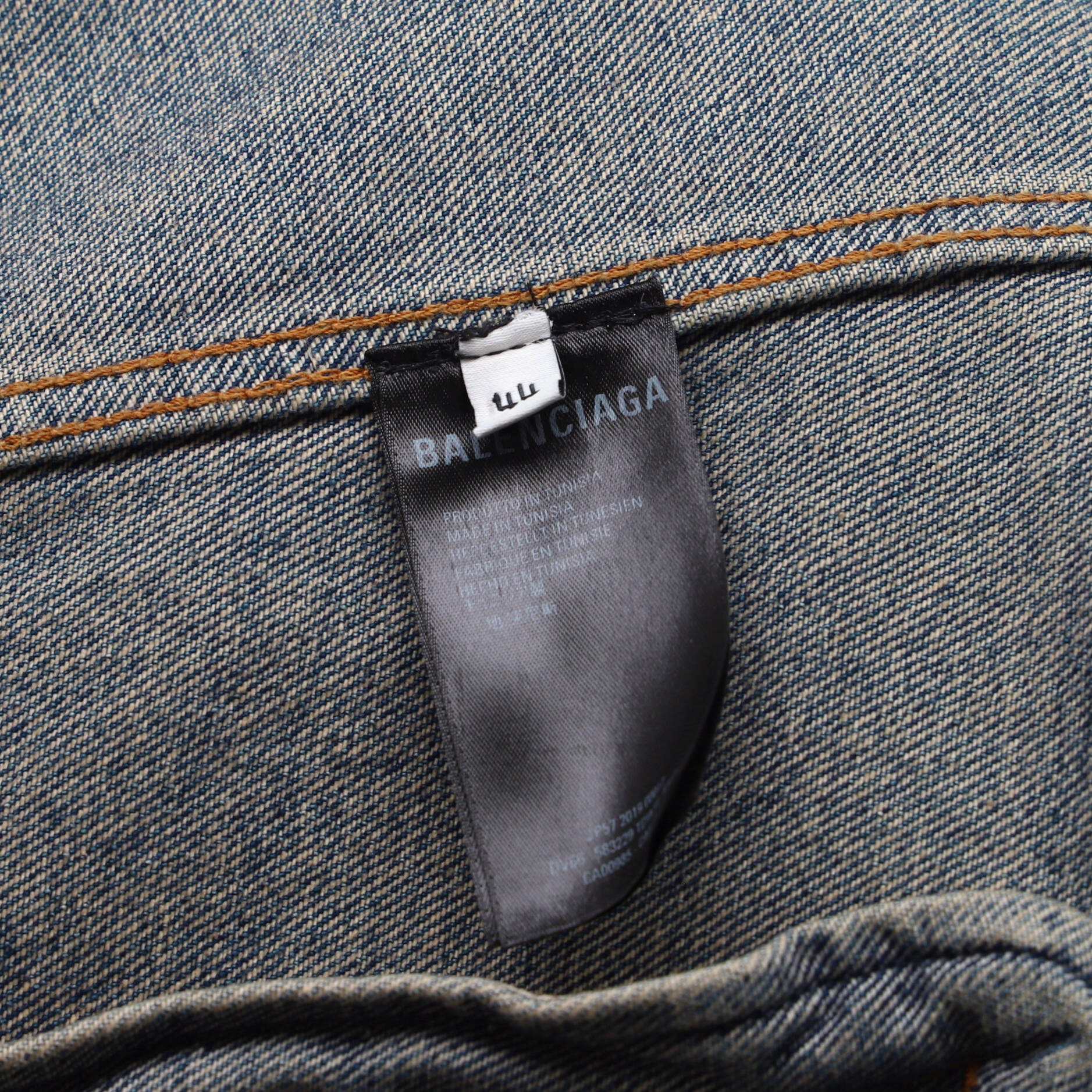 Men's Logo Oversized Jacket Denim