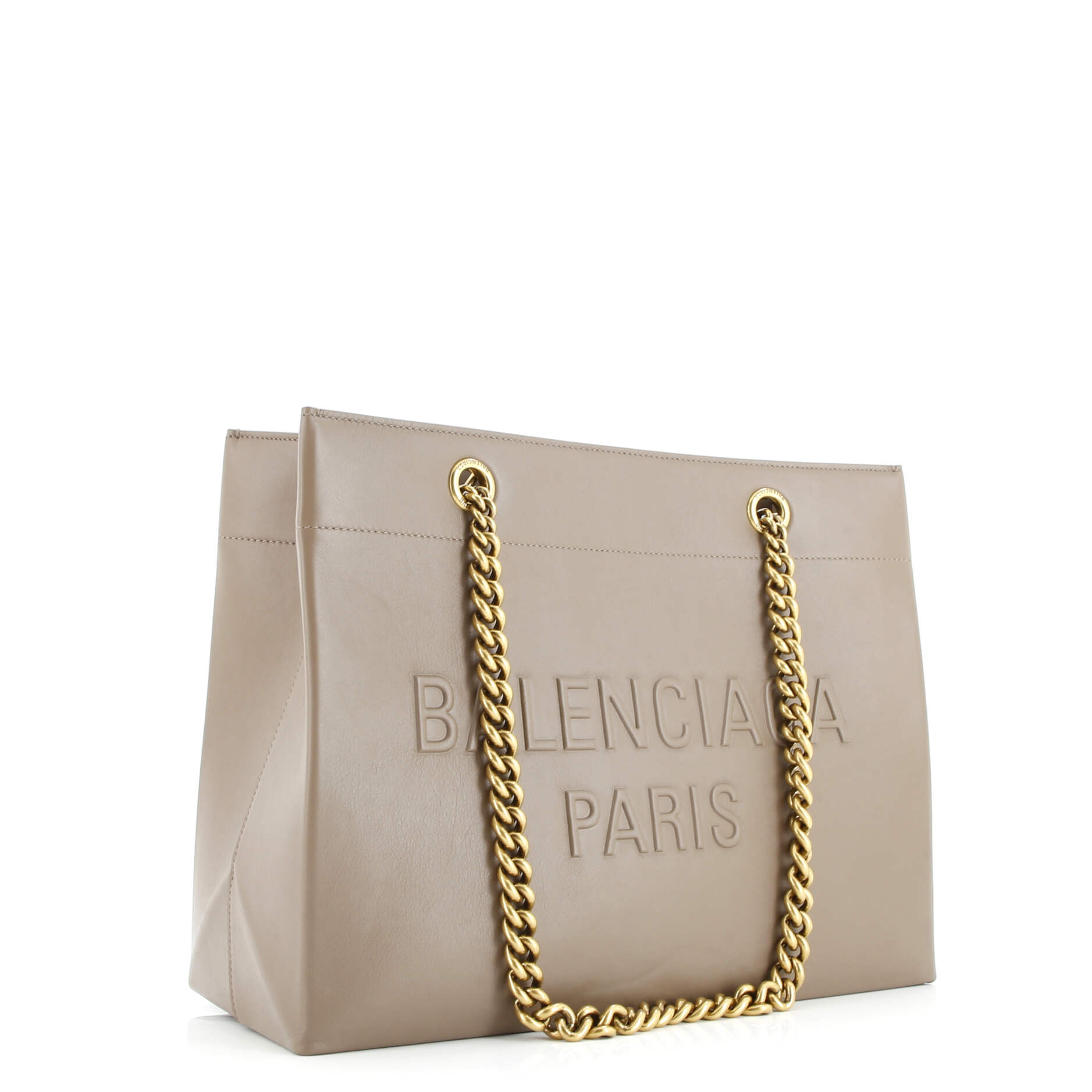 Duty Free Chain Tote Leather Medium