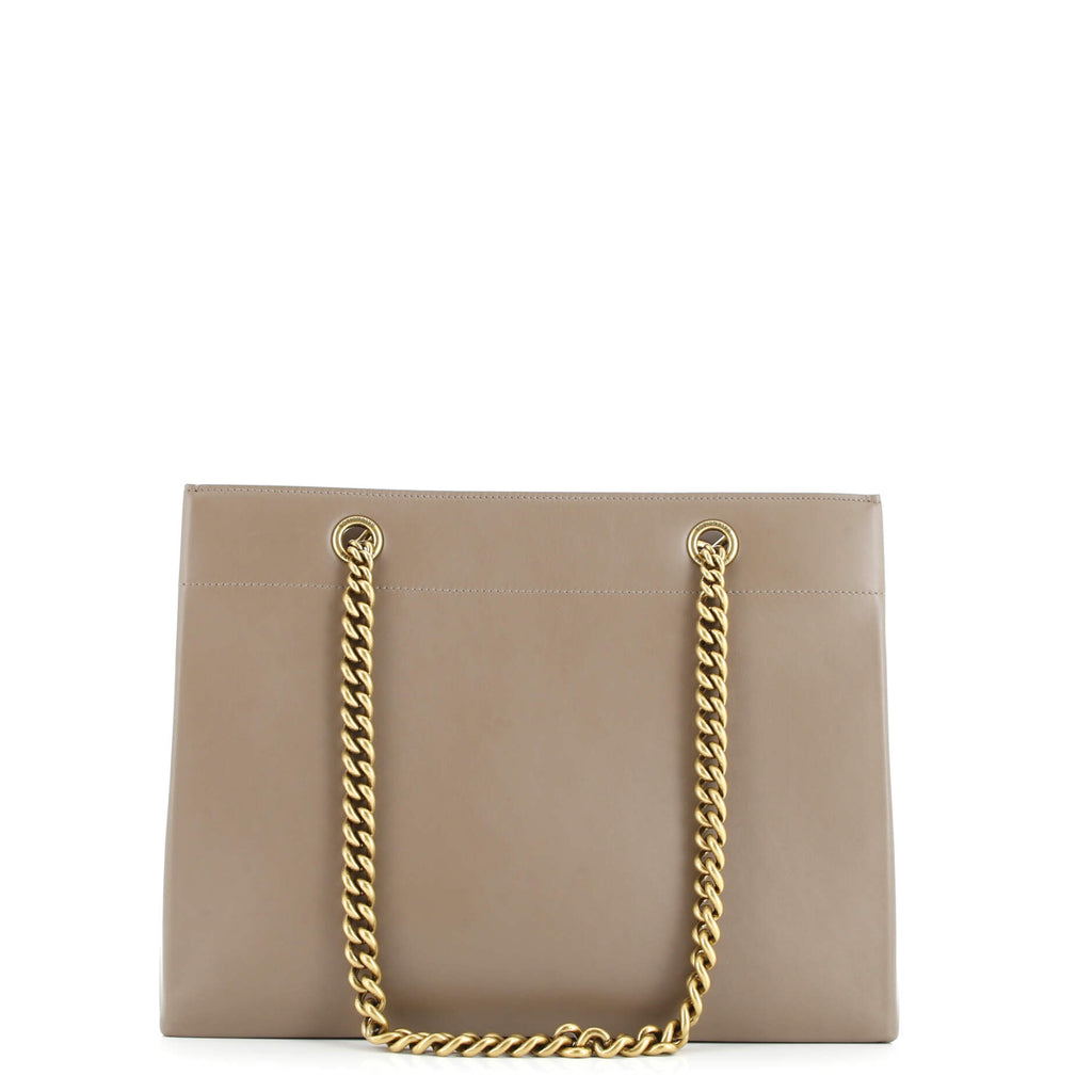 Duty Free Chain Tote Leather Medium