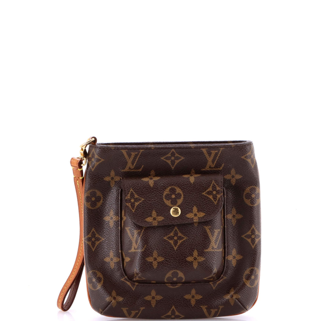 Partition Wristlet Clutch Monogram Canvas