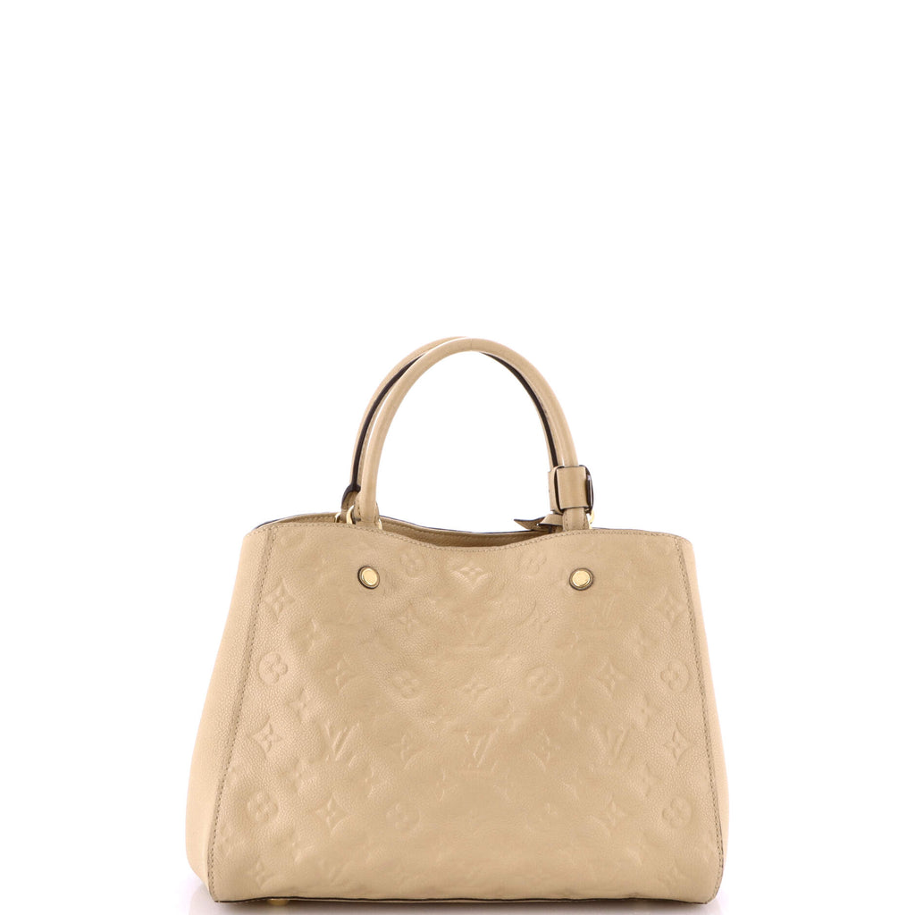 Montaigne Handbag Monogram Empreinte Leather MM