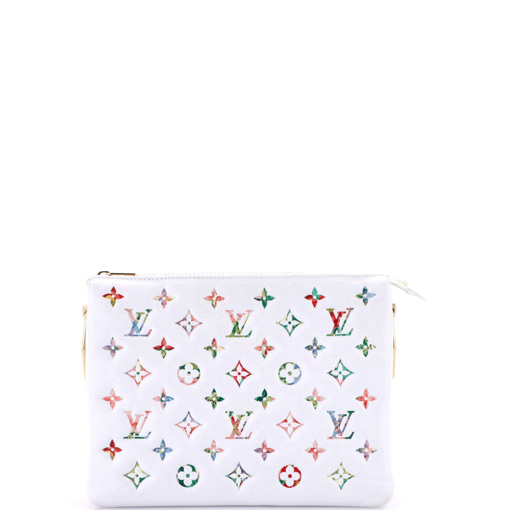Coussin Bag Monogram Flower Embossed Lambskin PM