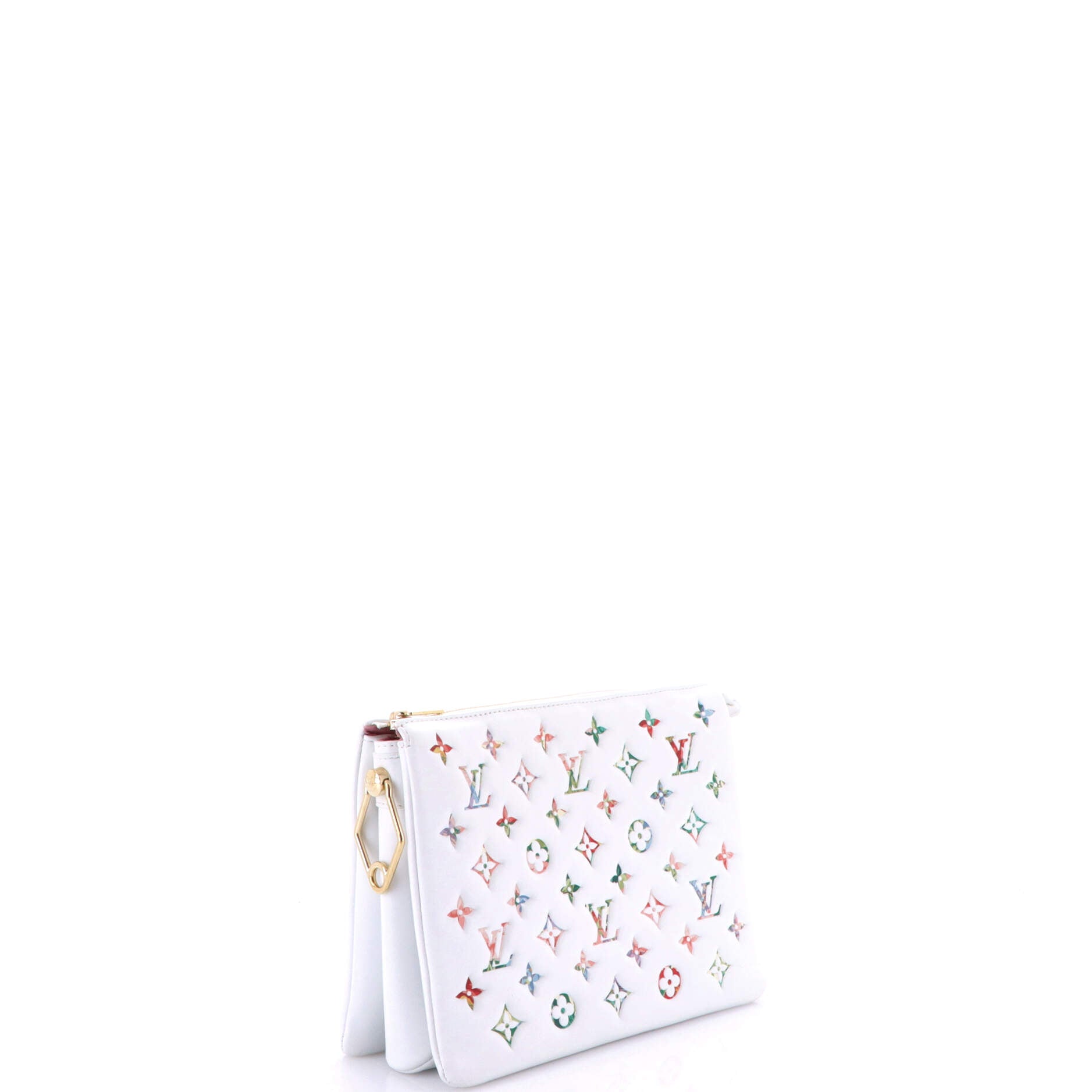 Coussin Bag Monogram Flower Embossed Lambskin PM