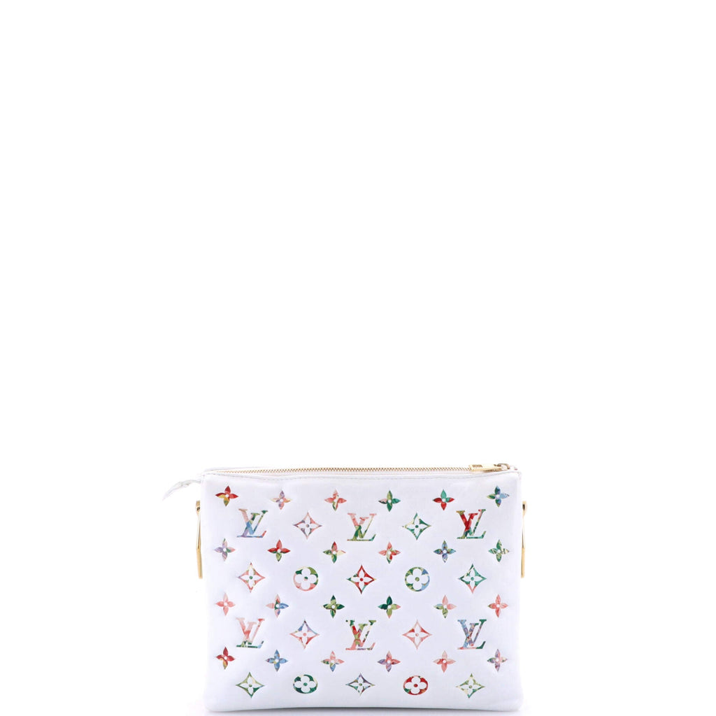 Coussin Bag Monogram Flower Embossed Lambskin PM