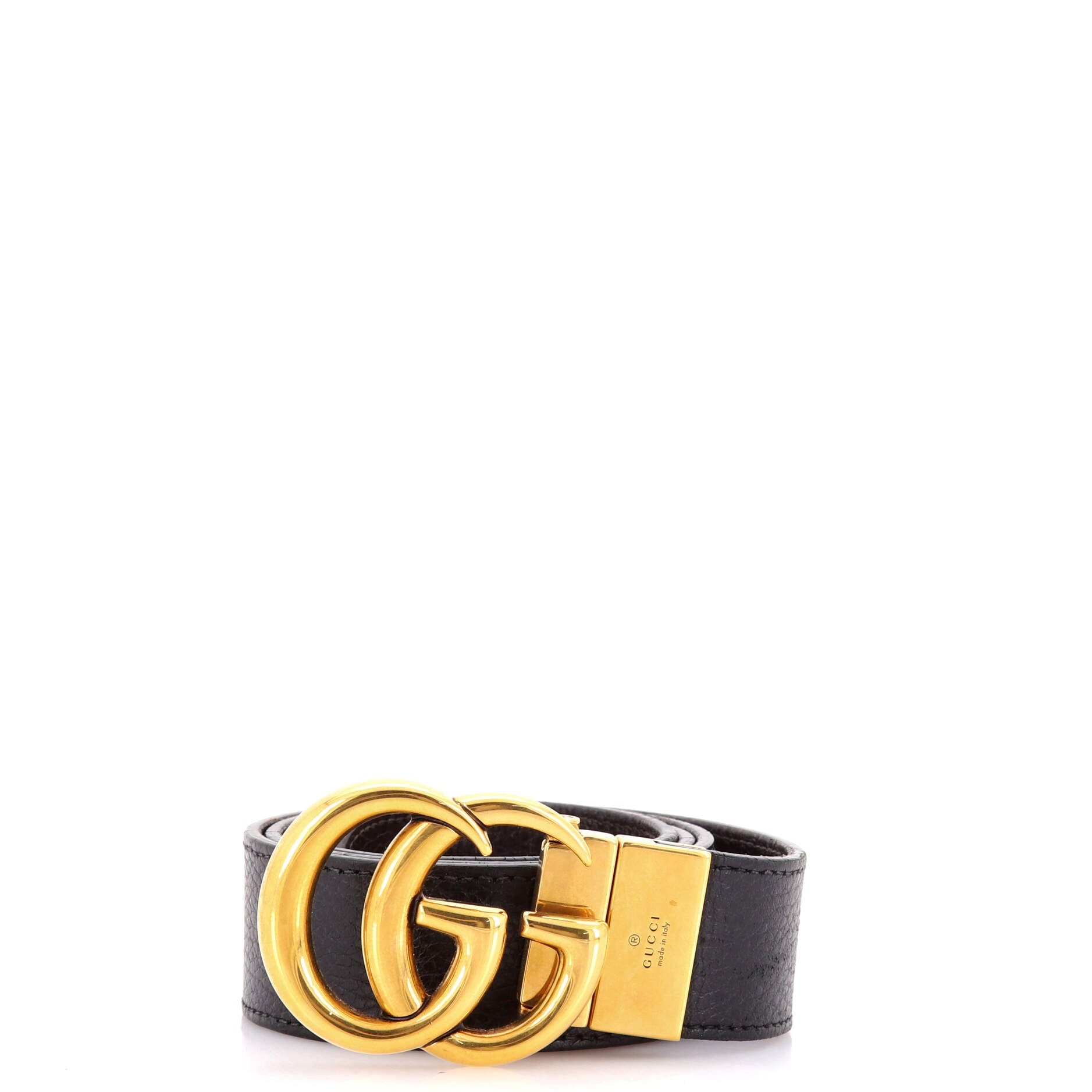 GG Marmont Reversible Belt Leather Wide