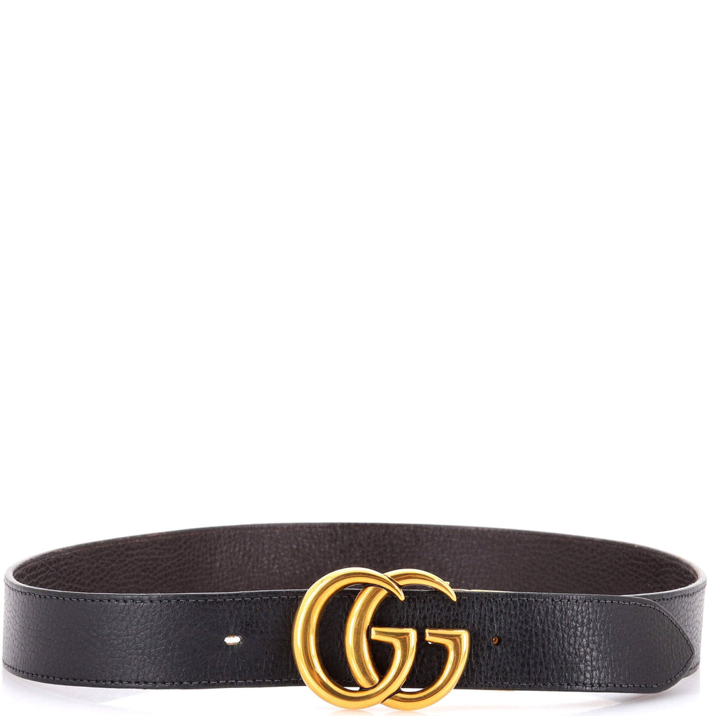 GG Marmont Reversible Belt Leather Wide