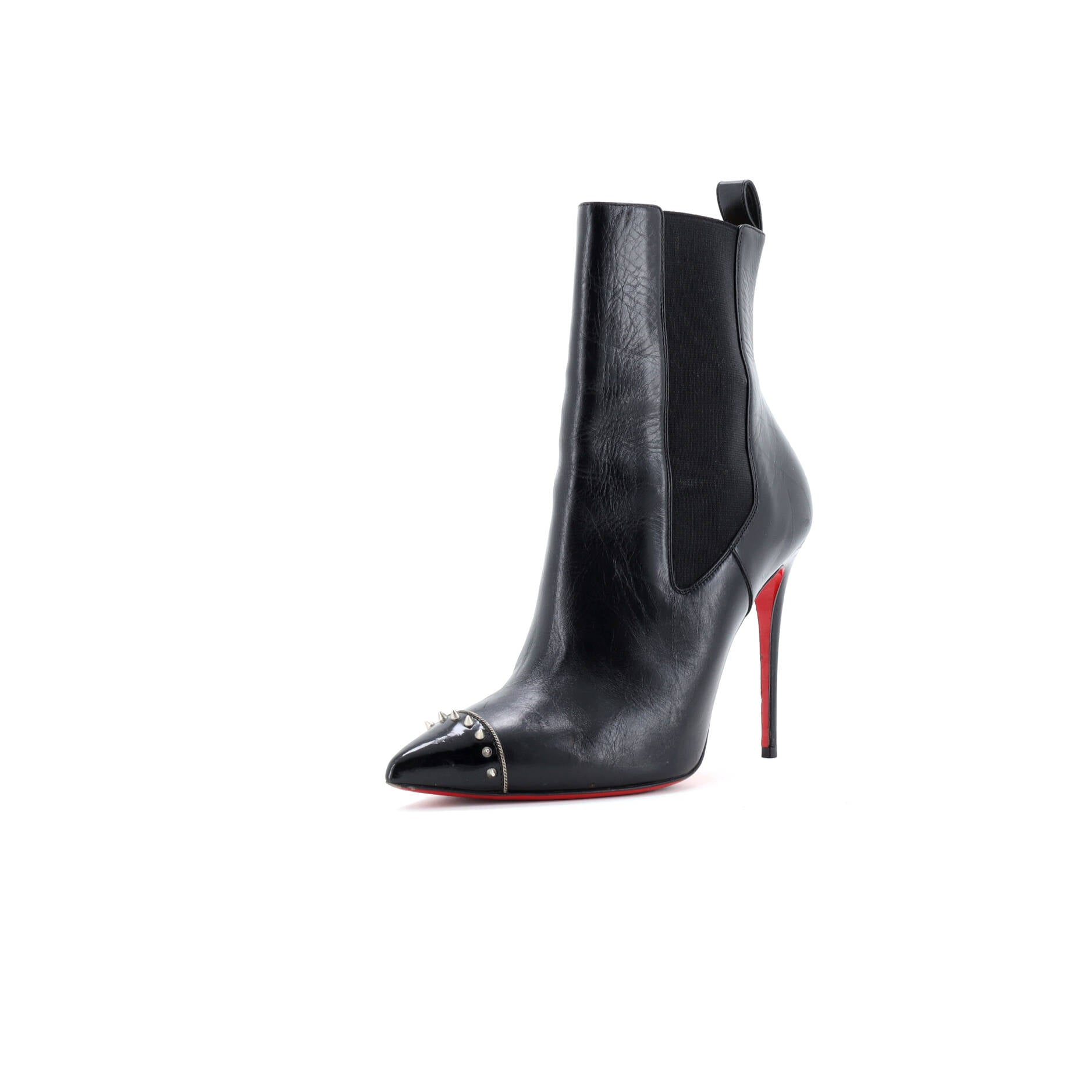 Women's Banjo Chelsea Boots Spiked Leather 100