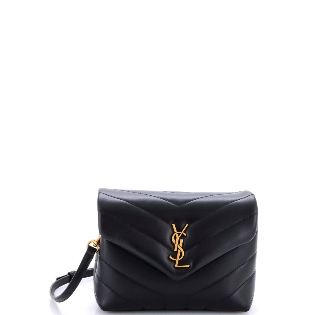 Loulou Shoulder Bag Matelasse Chevron Leather Toy