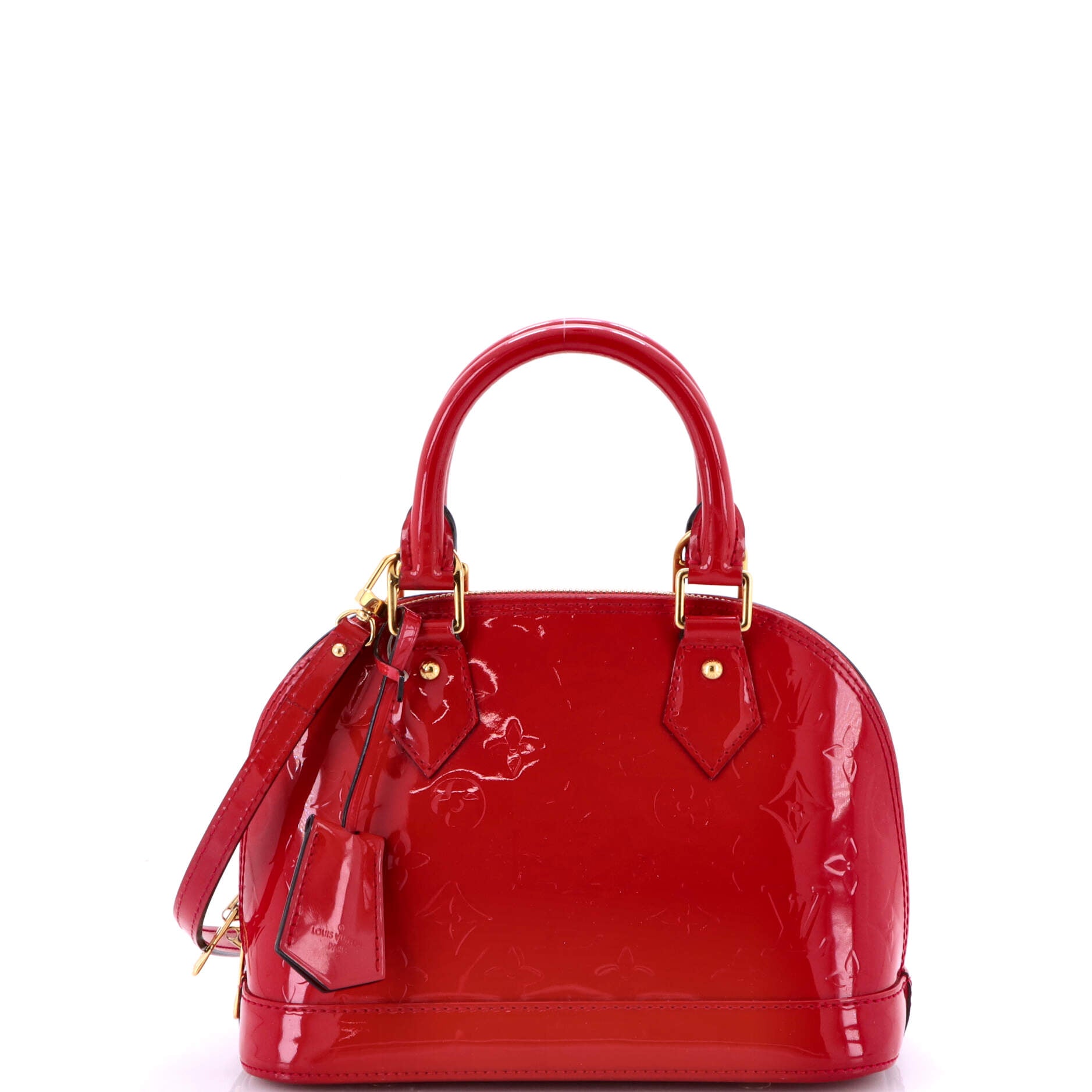 Alma Handbag Monogram Vernis BB