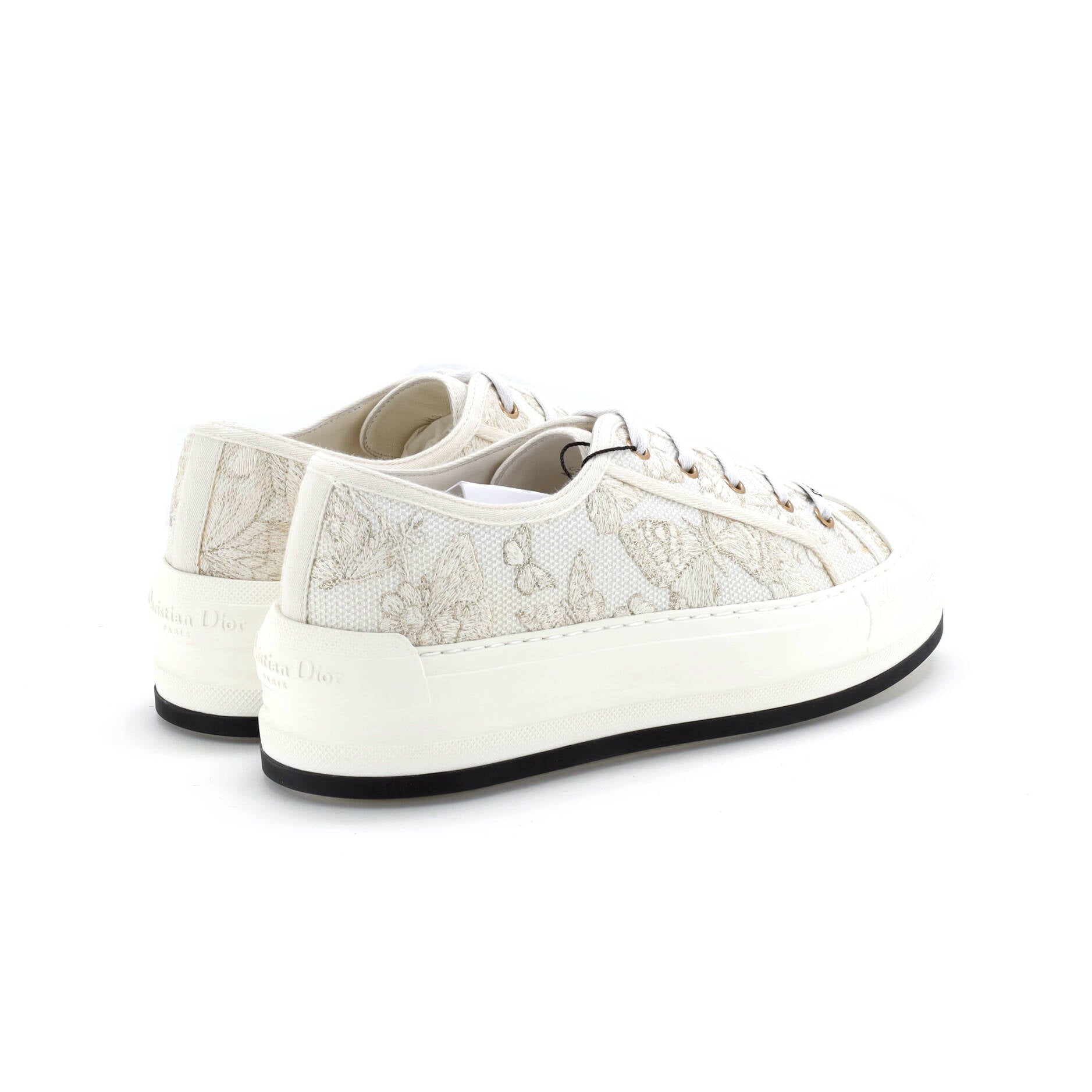 Women's Walk'N'Dior Sneakers Embroidered Canvas