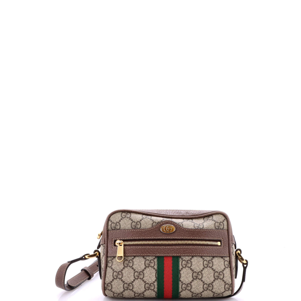 Ophidia Shoulder Bag GG Coated Canvas Mini