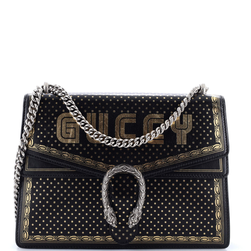 Dionysus Bag Limited Edition Printed Leather Medium