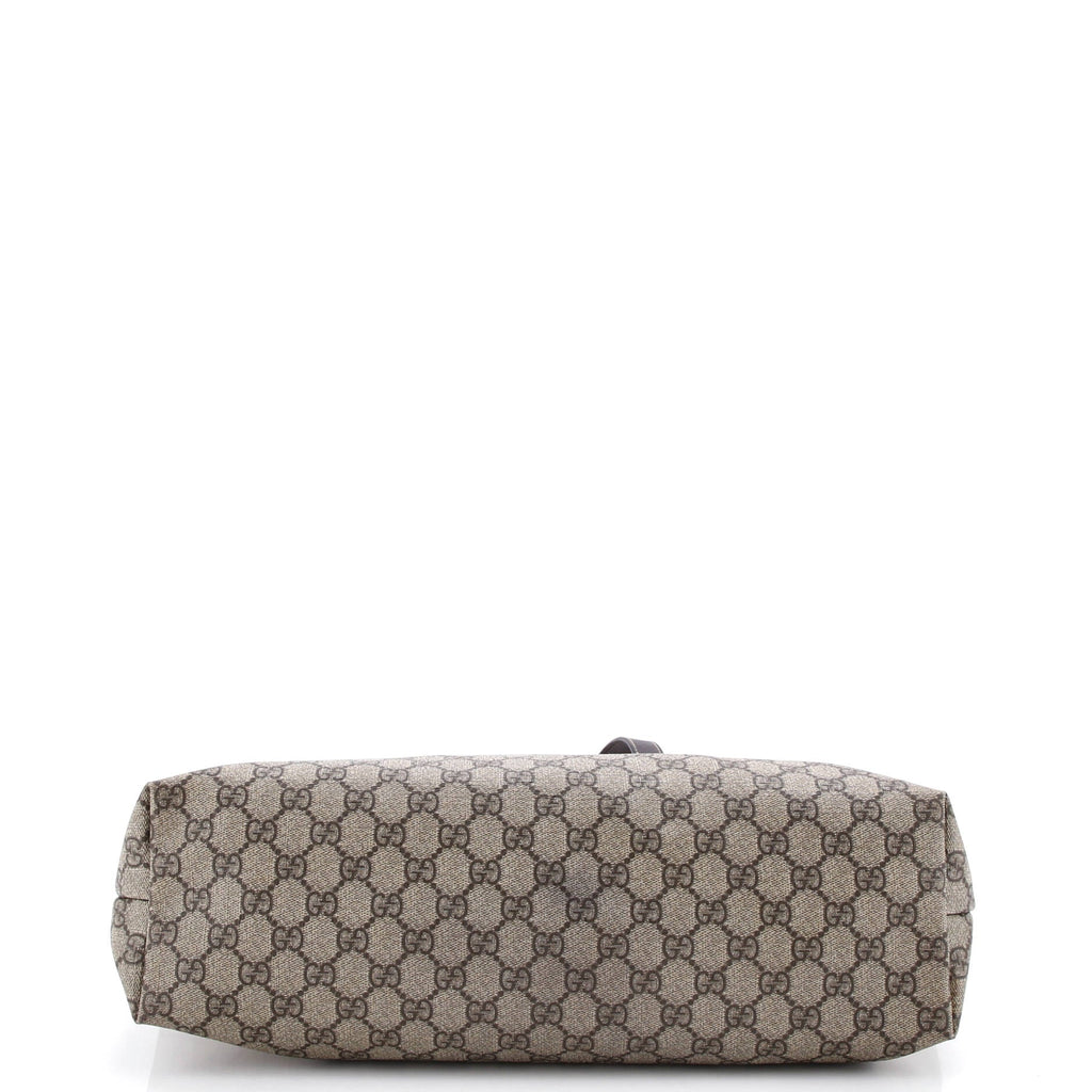 Plus Tote GG Coated Canvas with Leather Large