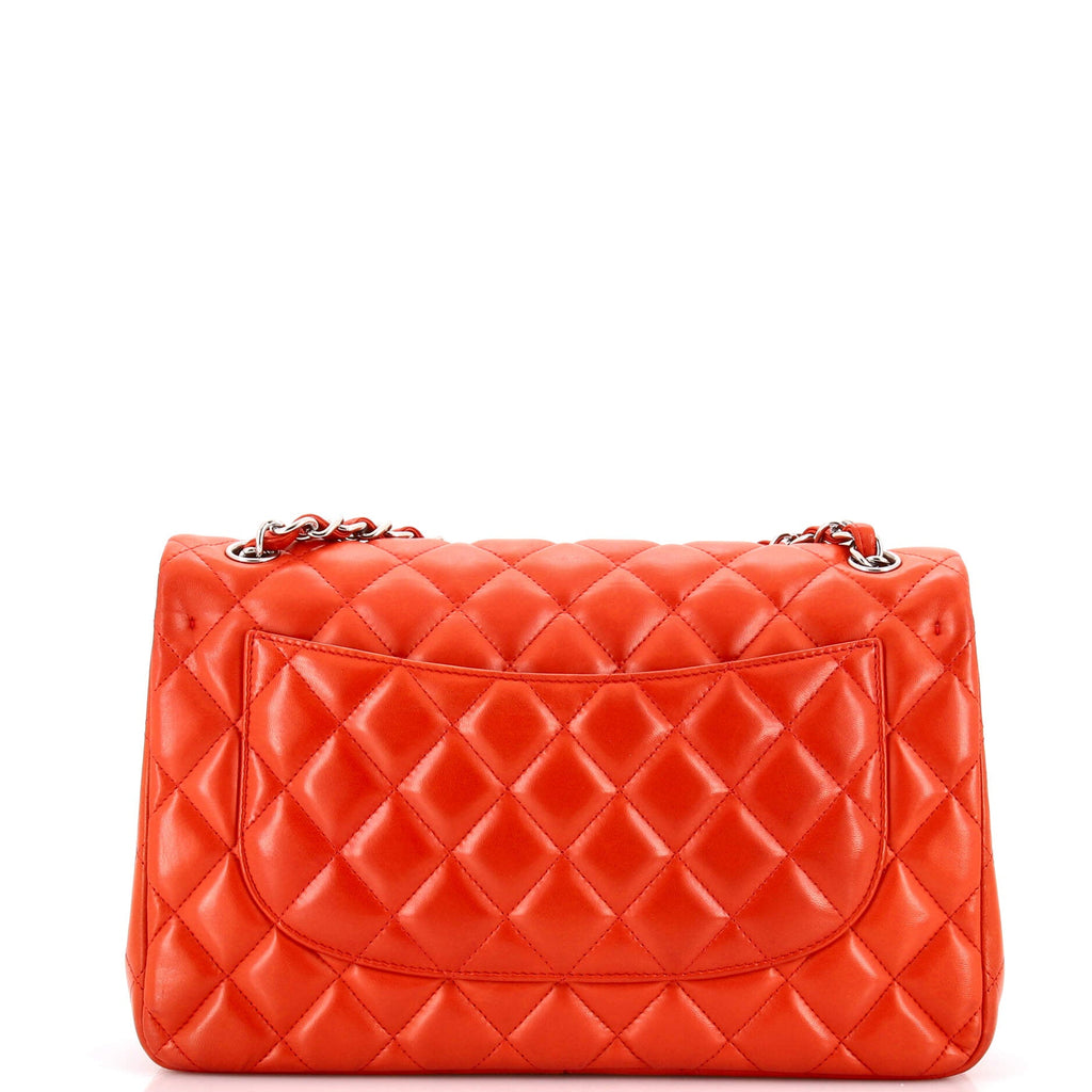 Classic Double Flap Bag Quilted Lambskin Jumbo