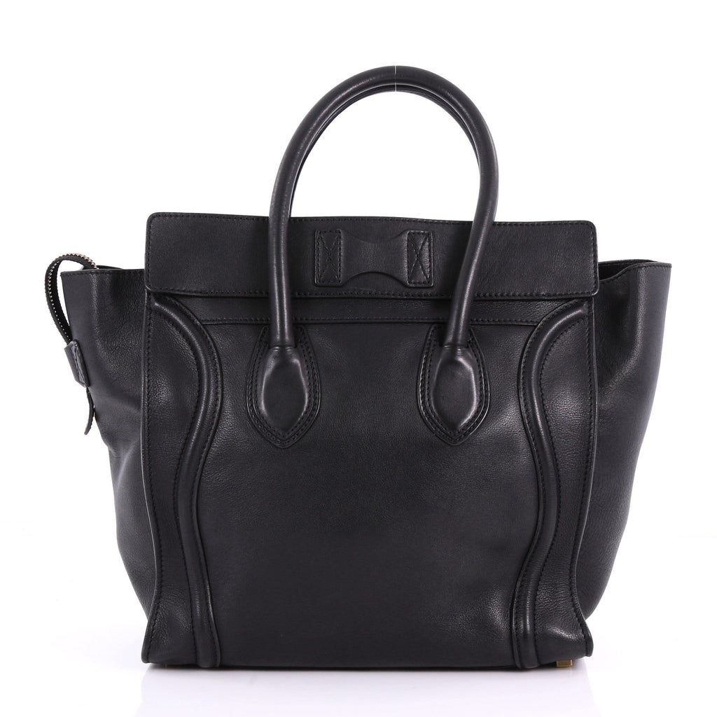 Luggage Handbag Smooth Leather Mini