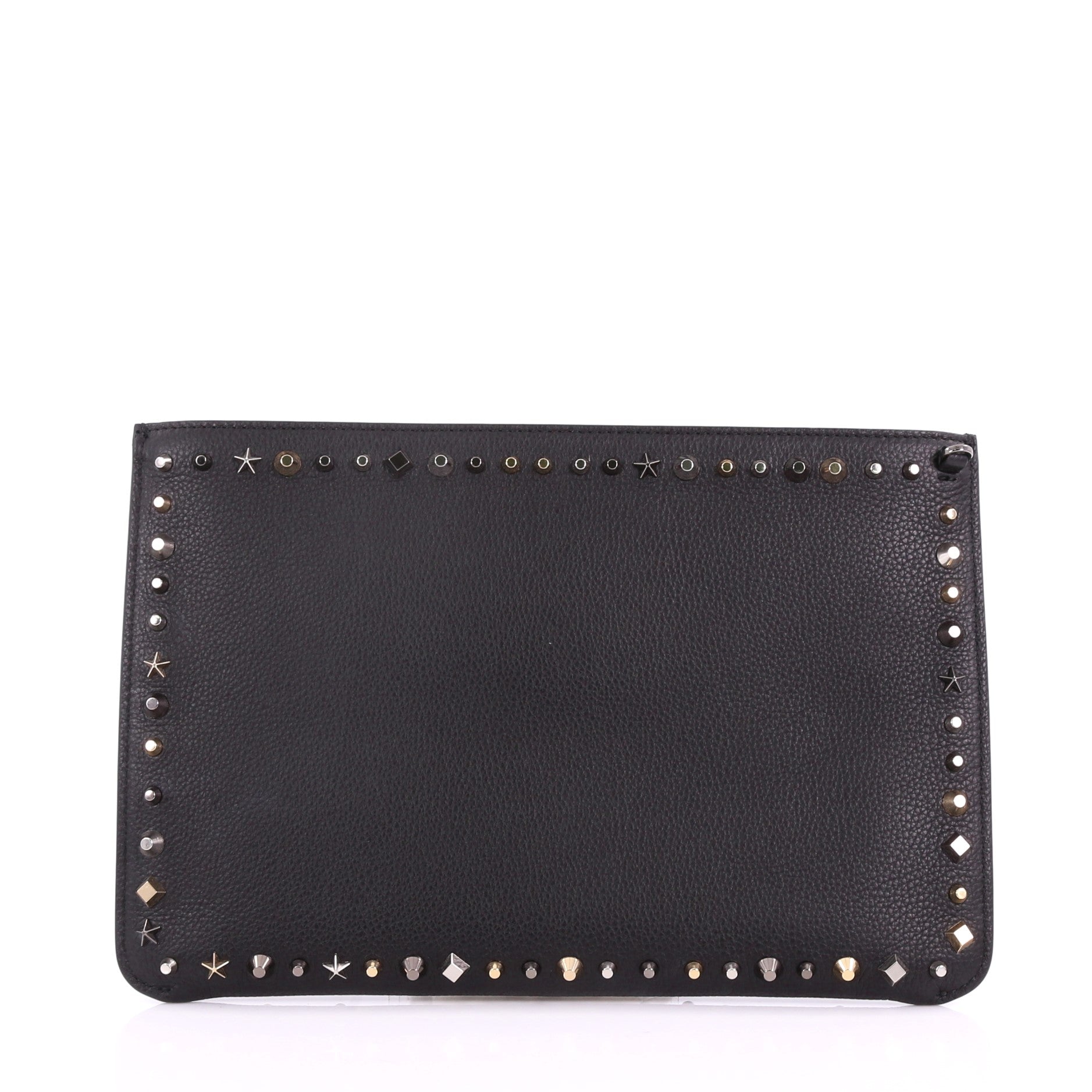 Loubiclutch Studded Leather