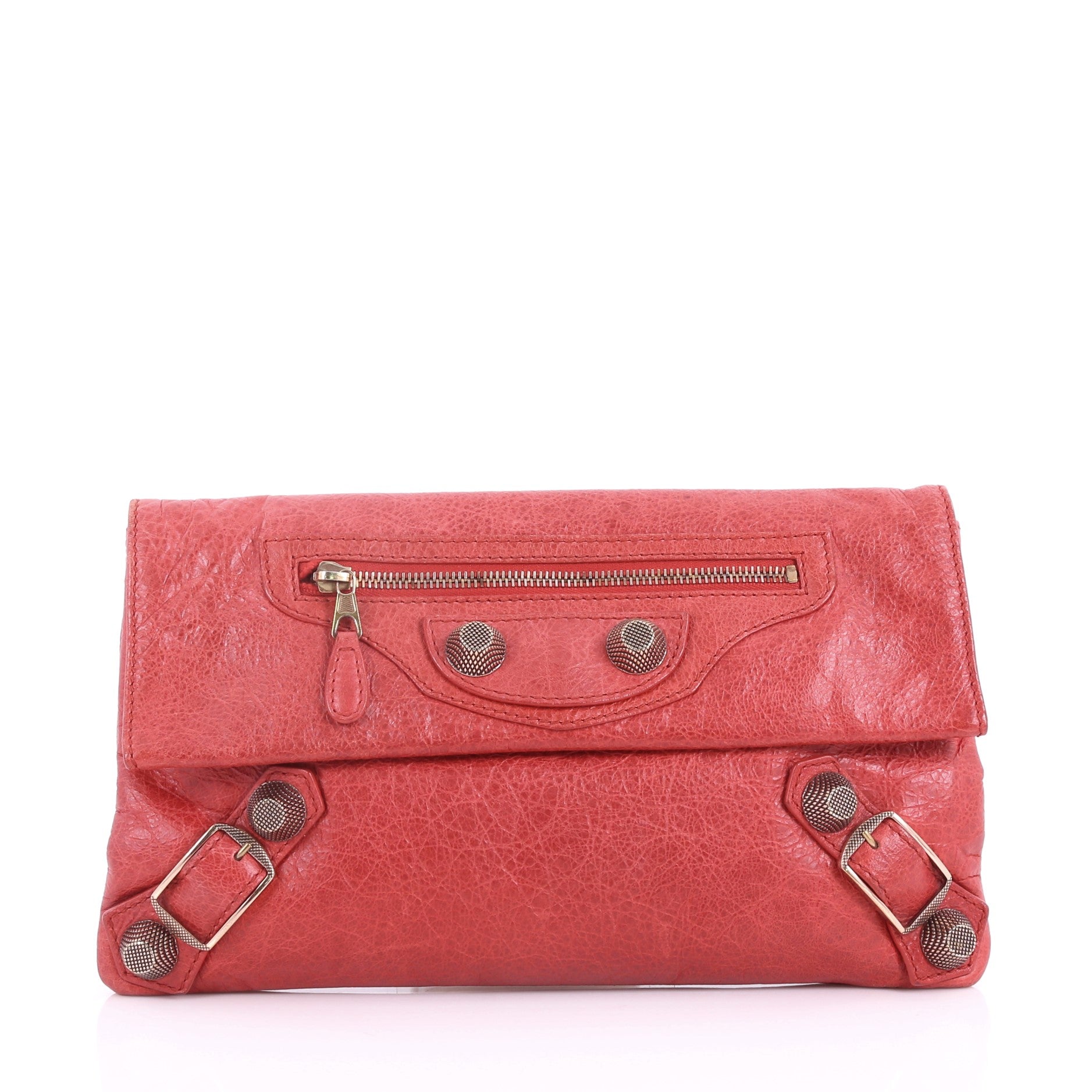Envelope Clutch Giant Studs Leather