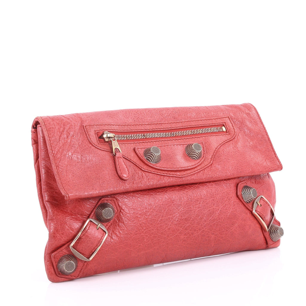 Envelope Clutch Giant Studs Leather