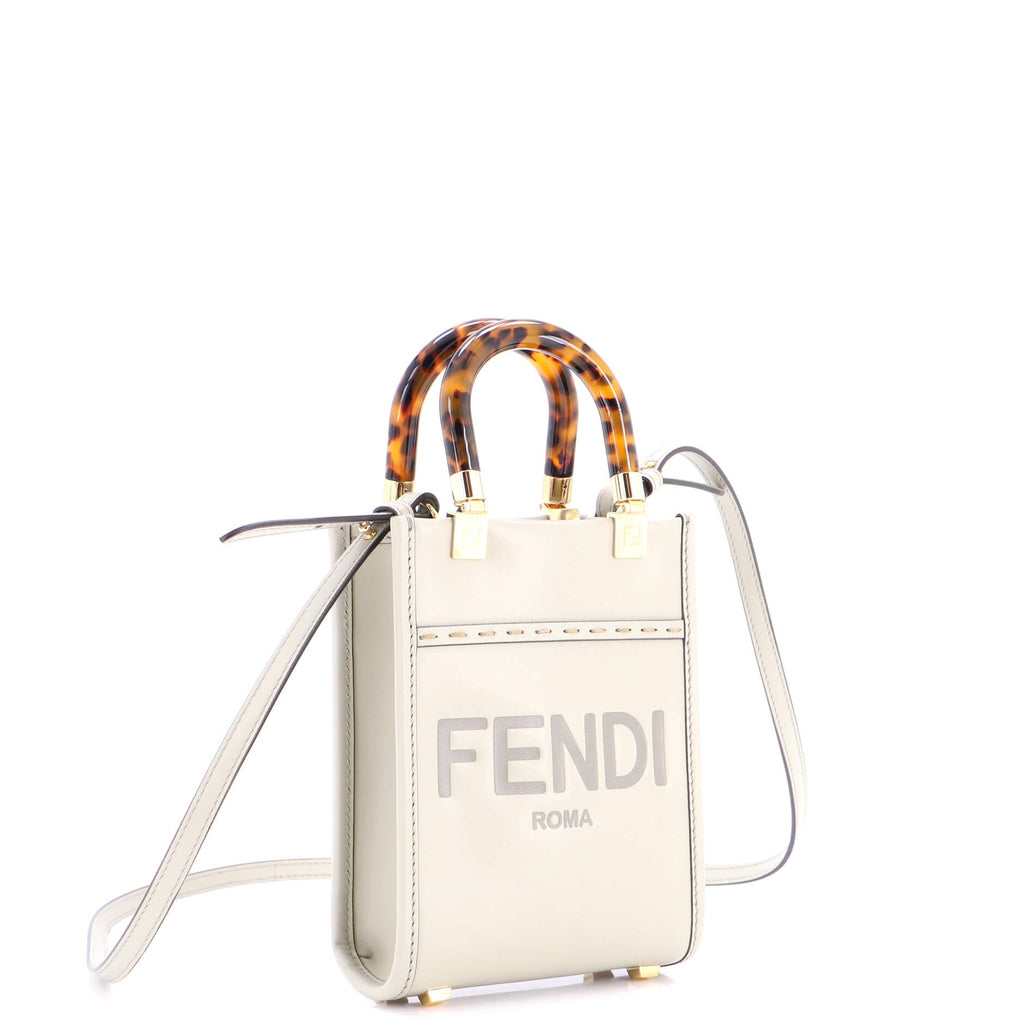 Sunshine Shopper Tote Leather Mini