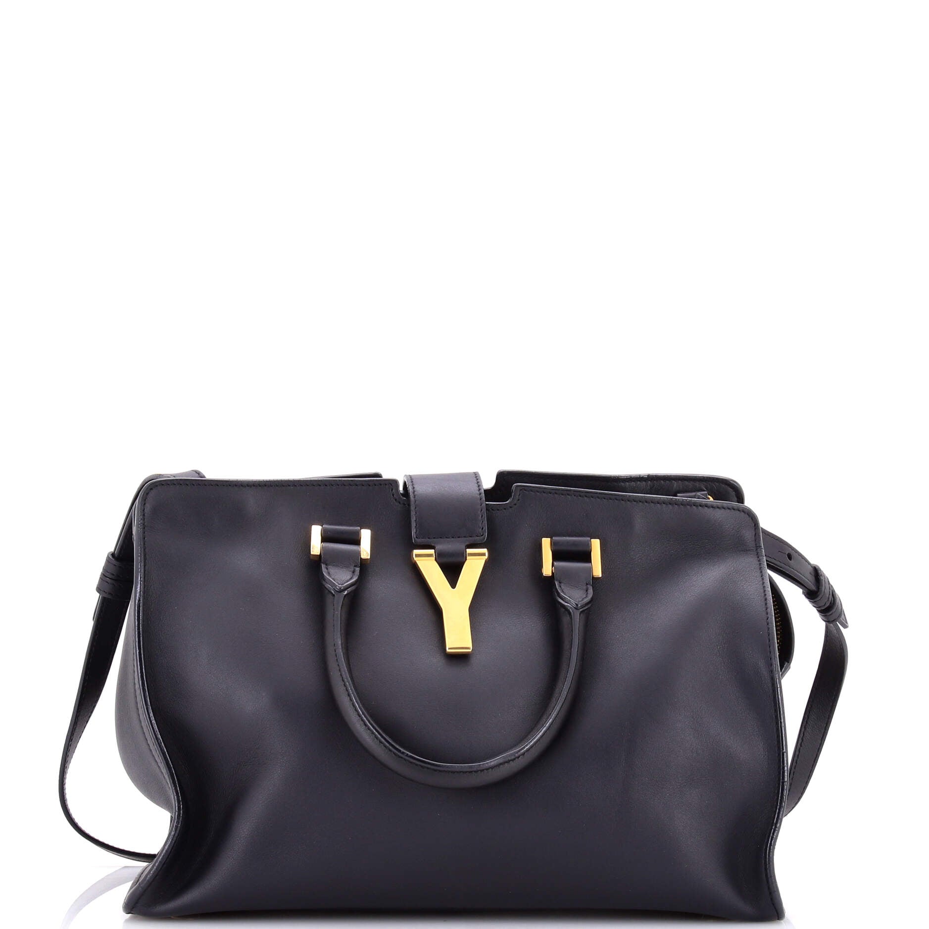 Classic Y Cabas Leather Small