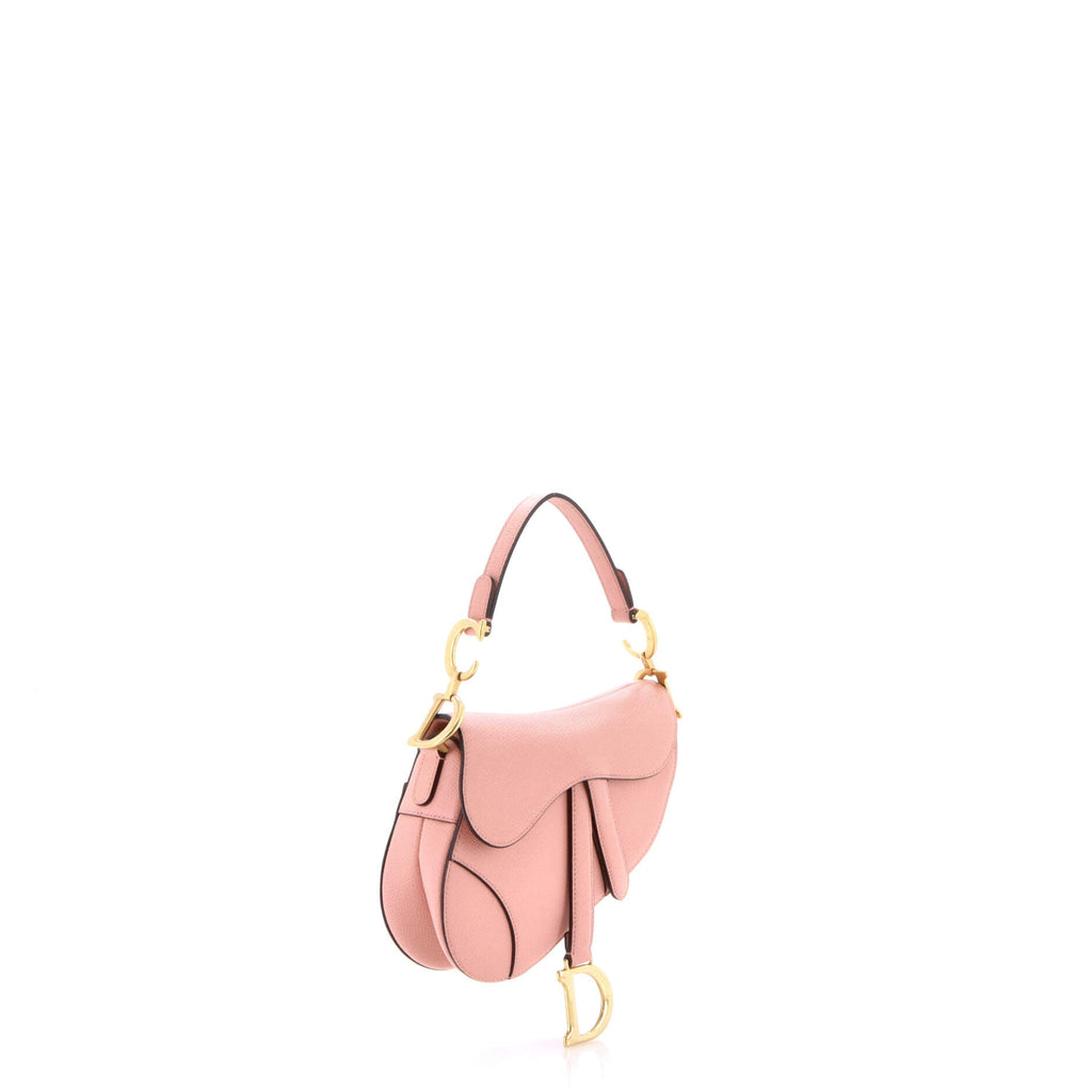 Saddle Handbag Leather Mini