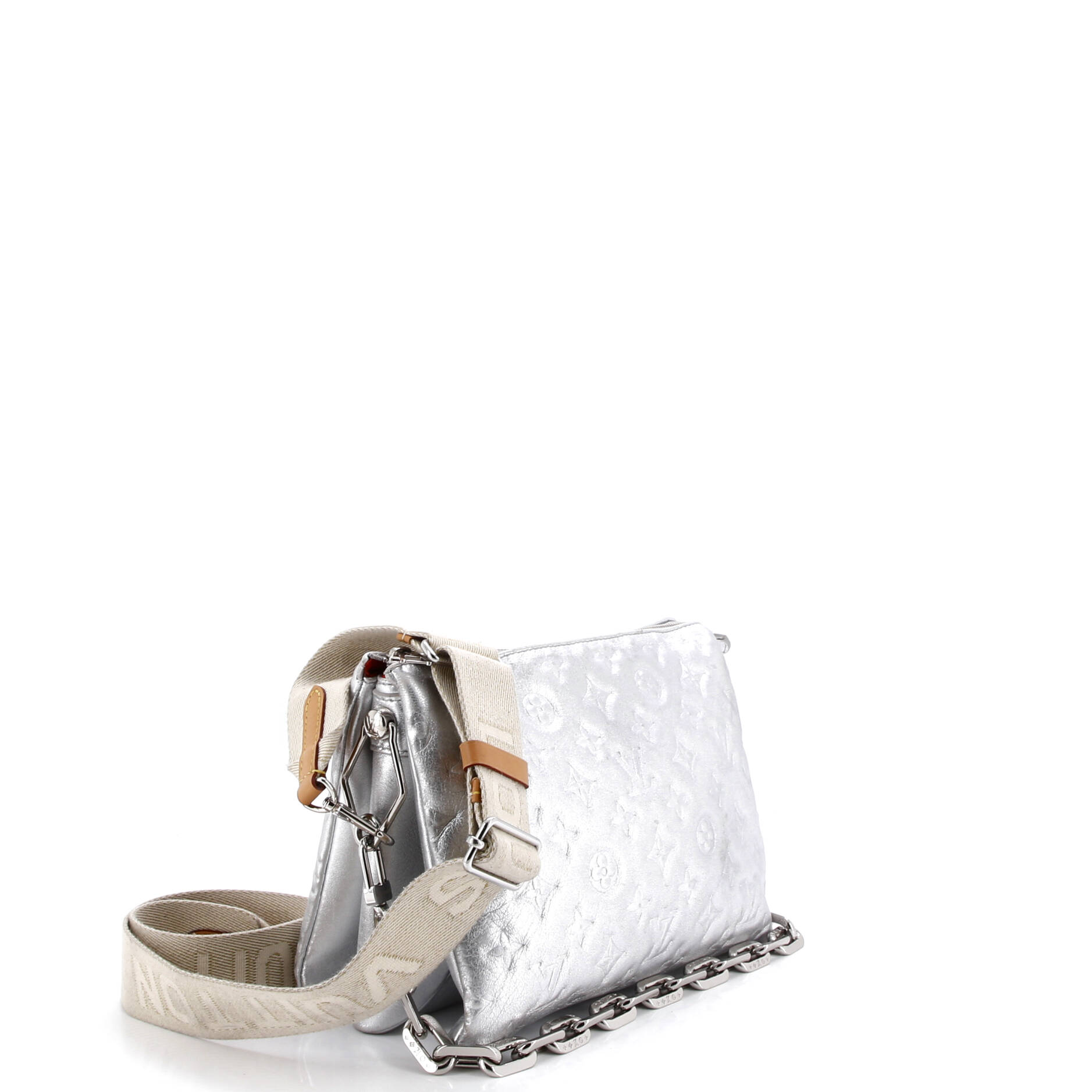 Coussin Bag Monogram Embossed Lambskin PM