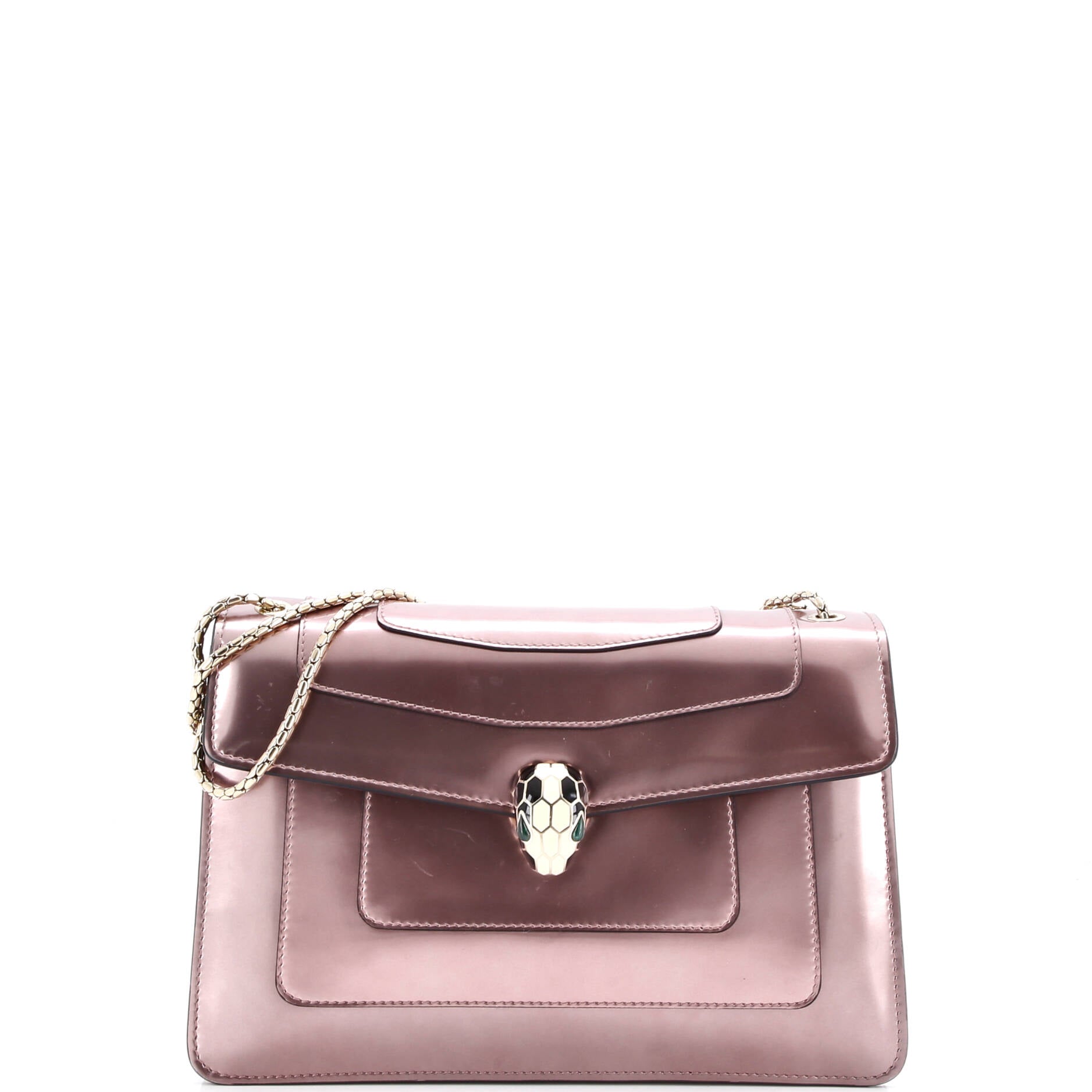 Serpenti Forever Shoulder Bag Patent Medium
