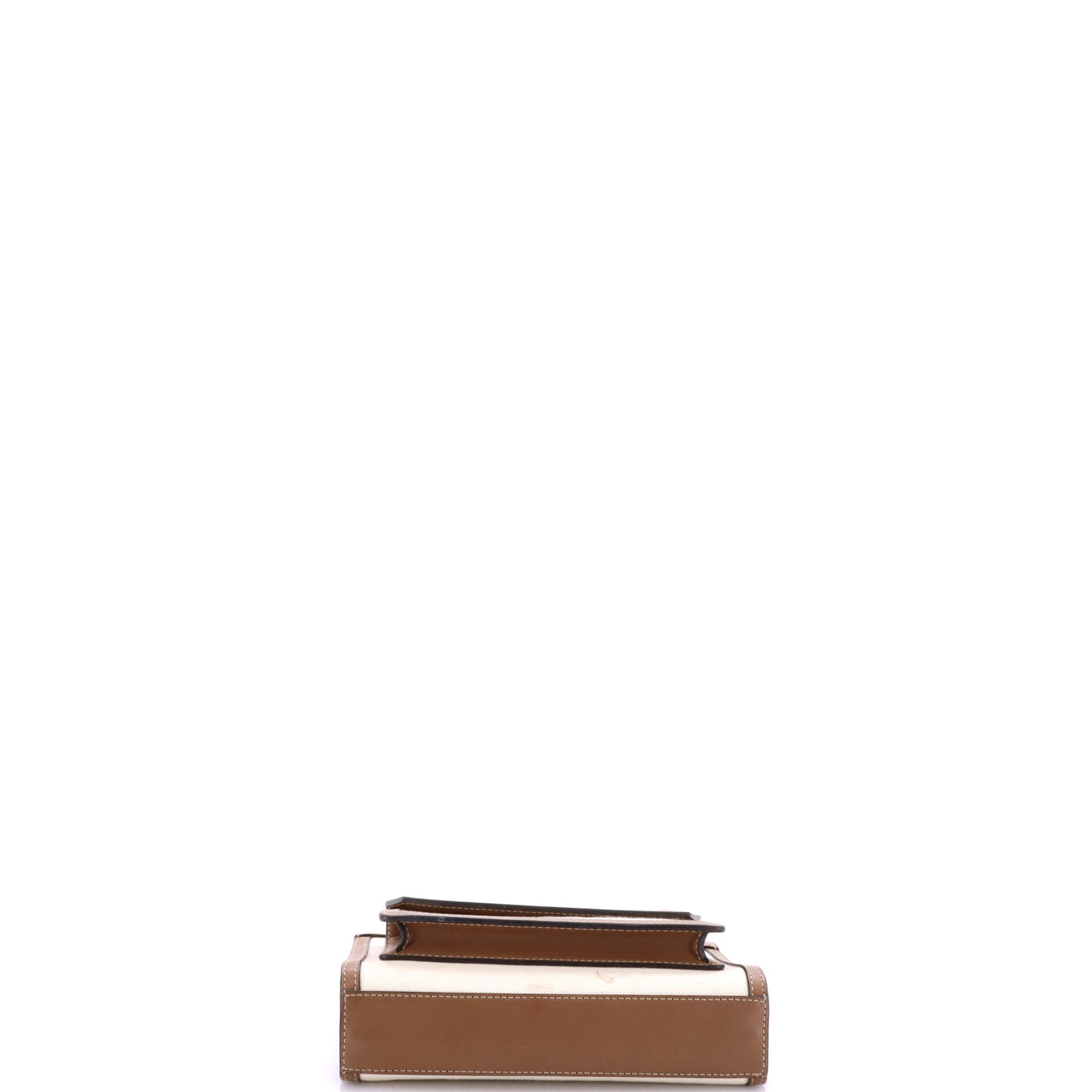 Logo Pocket Tote Canvas with Leather Mini