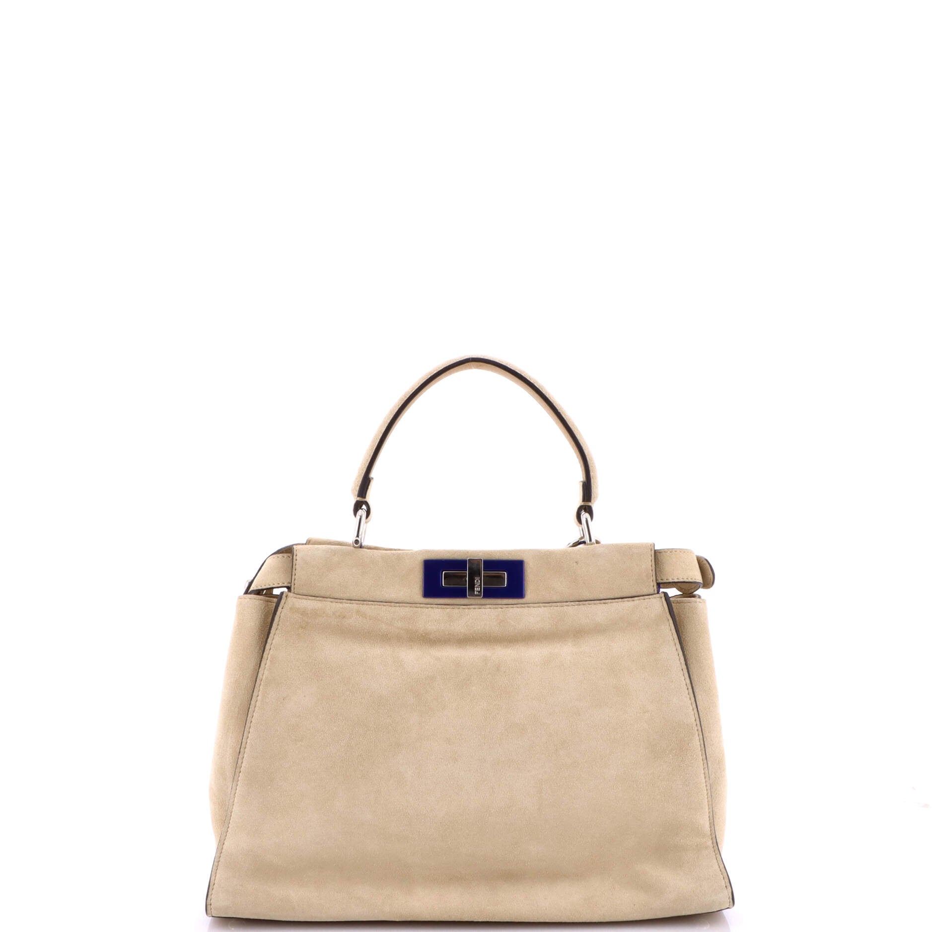 Color Block Peekaboo Bag Patent and Suede Regular
