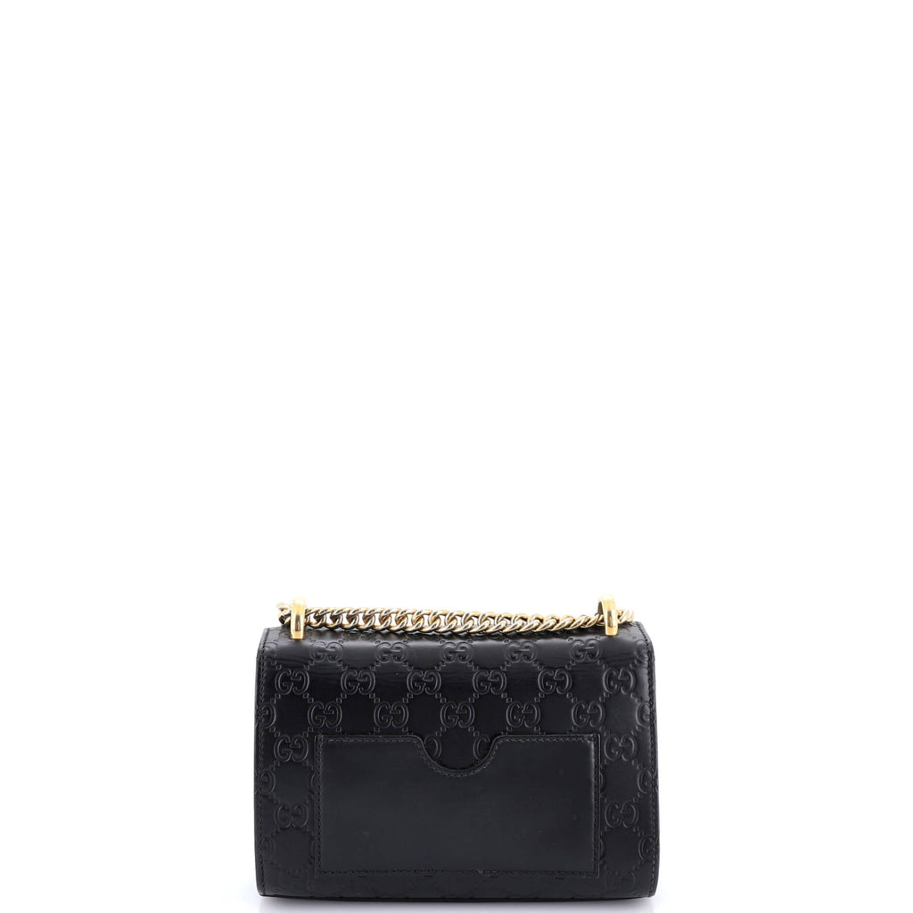 Padlock Shoulder Bag Guccissima Leather Small