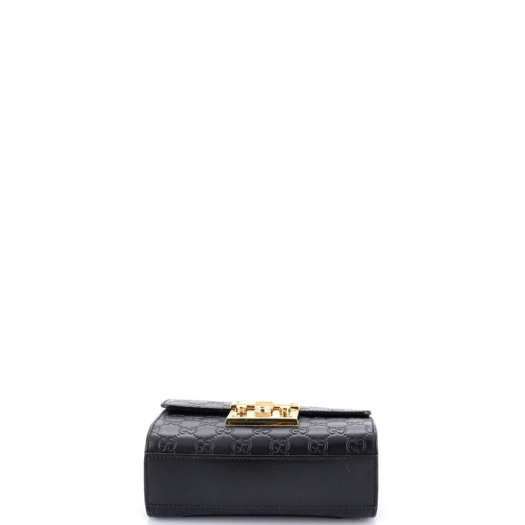 Padlock Shoulder Bag Guccissima Leather Small